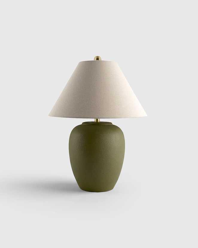 Heritage Ceramic Table Lamp Light green-OFF
