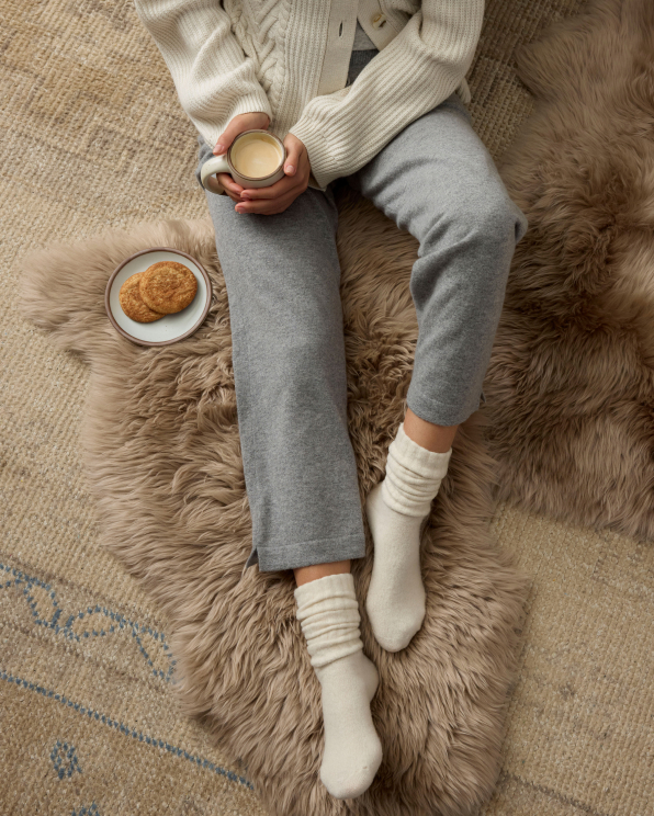 MG Sweat Bottom camel heather