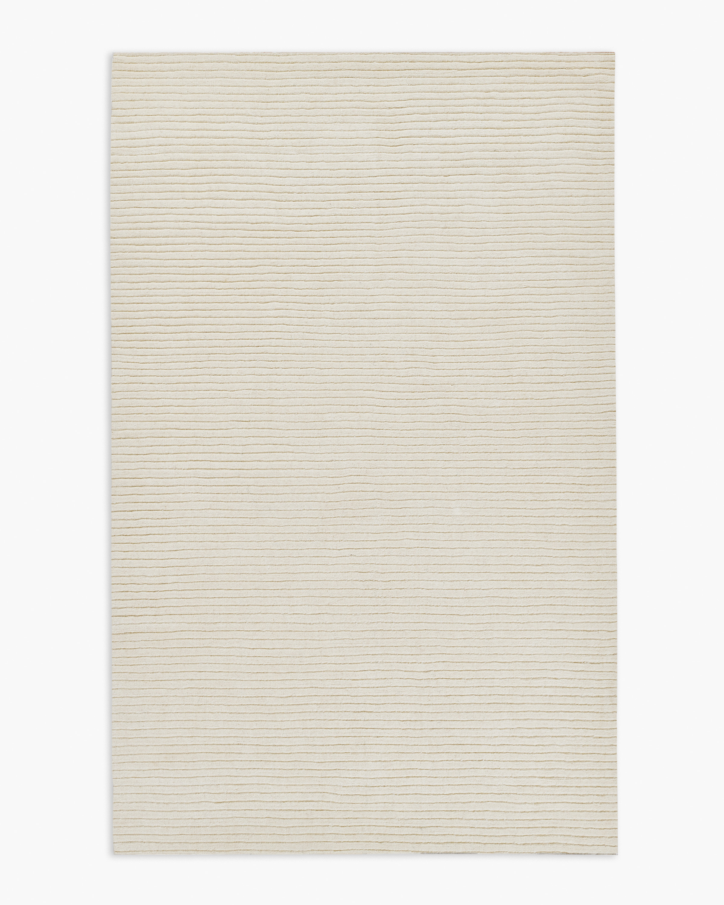 White Remington Hand-Loomed Wool Rug