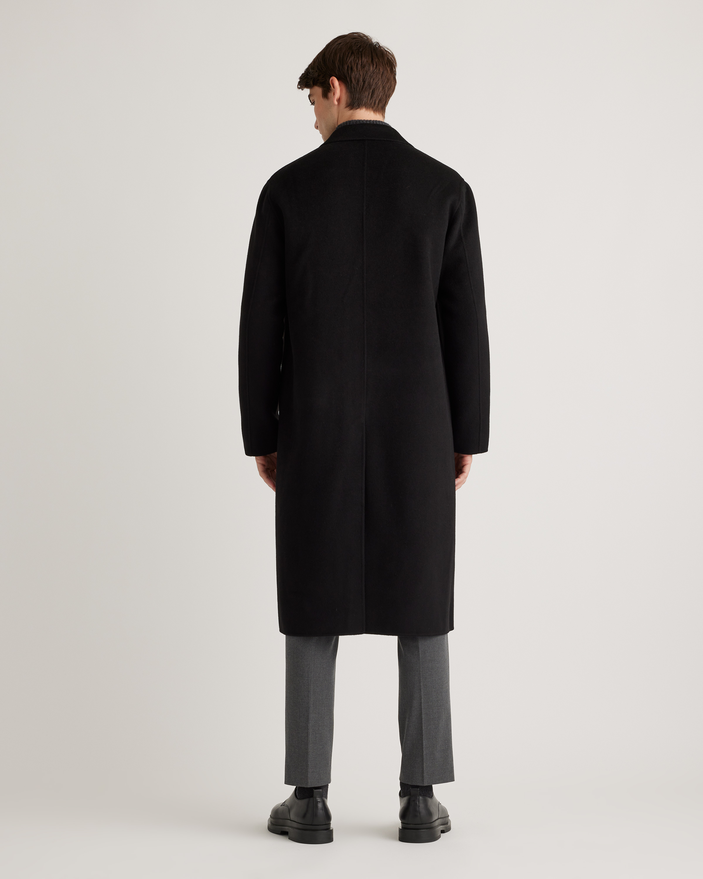 100% Cashmere Unlined Overcoat