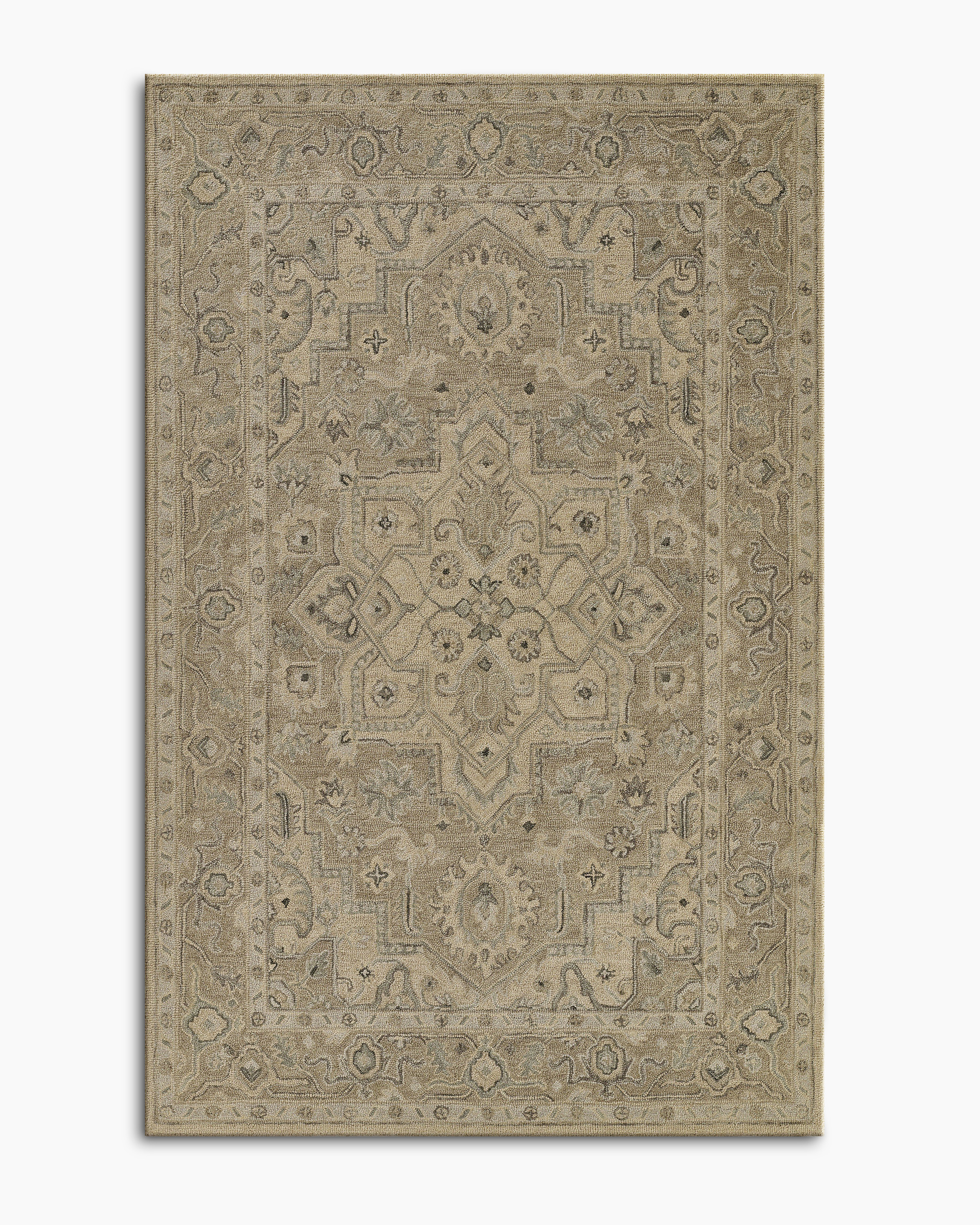Taupe Albany Hand-Tufted Rug 