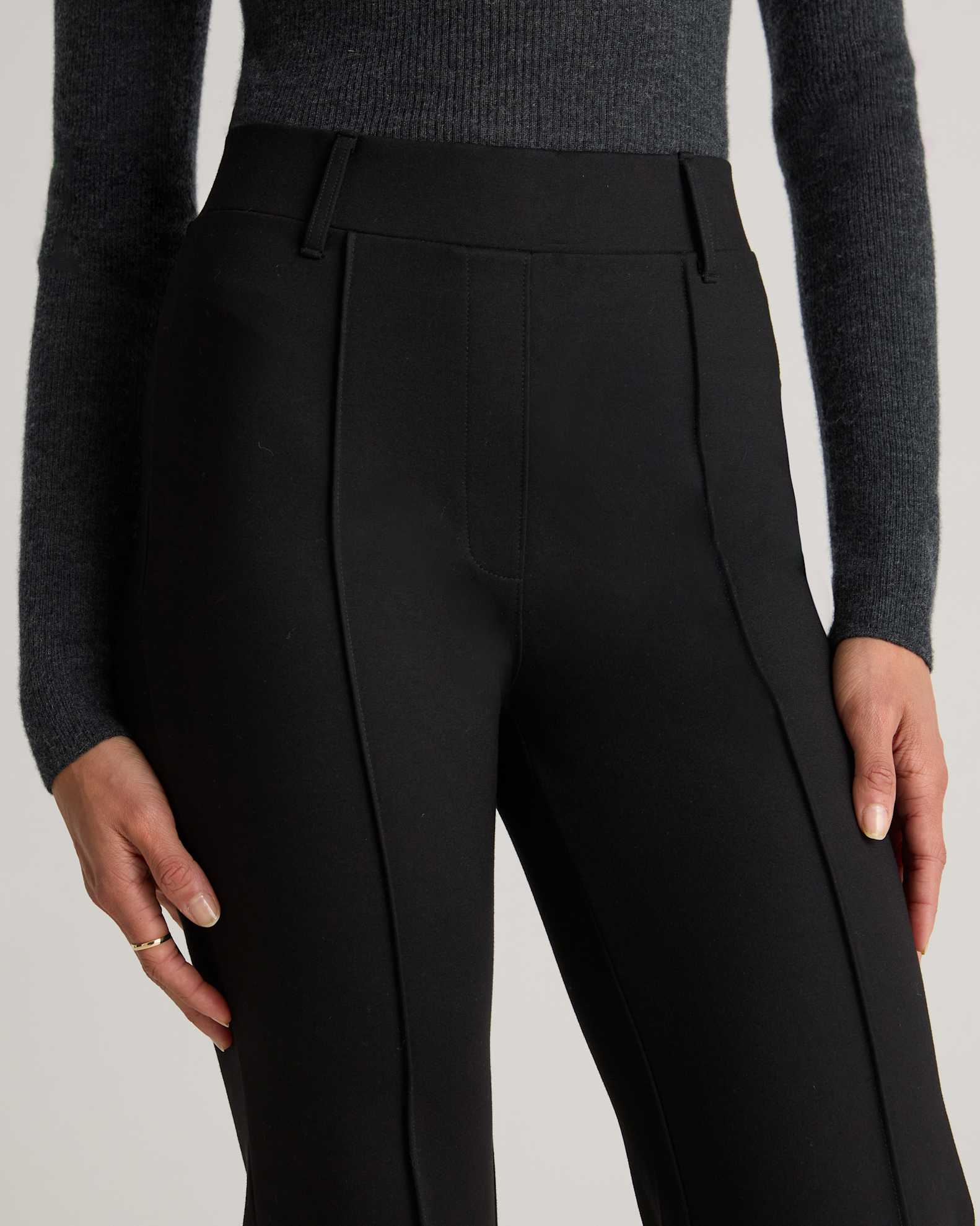 Stretch Crepe Classic Trouser Pants
