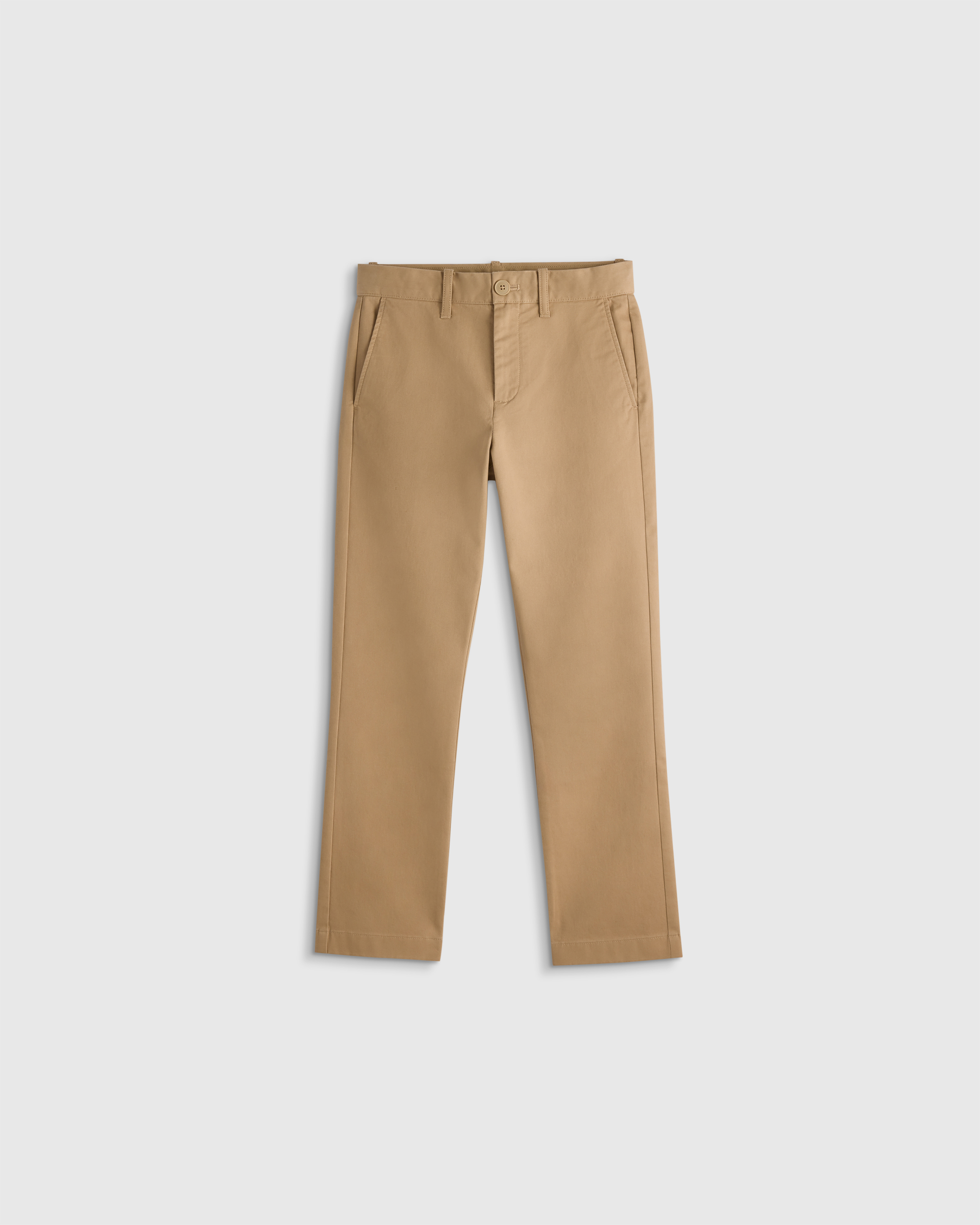 Light Khaki Organic Cotton Stretch Classic Chino