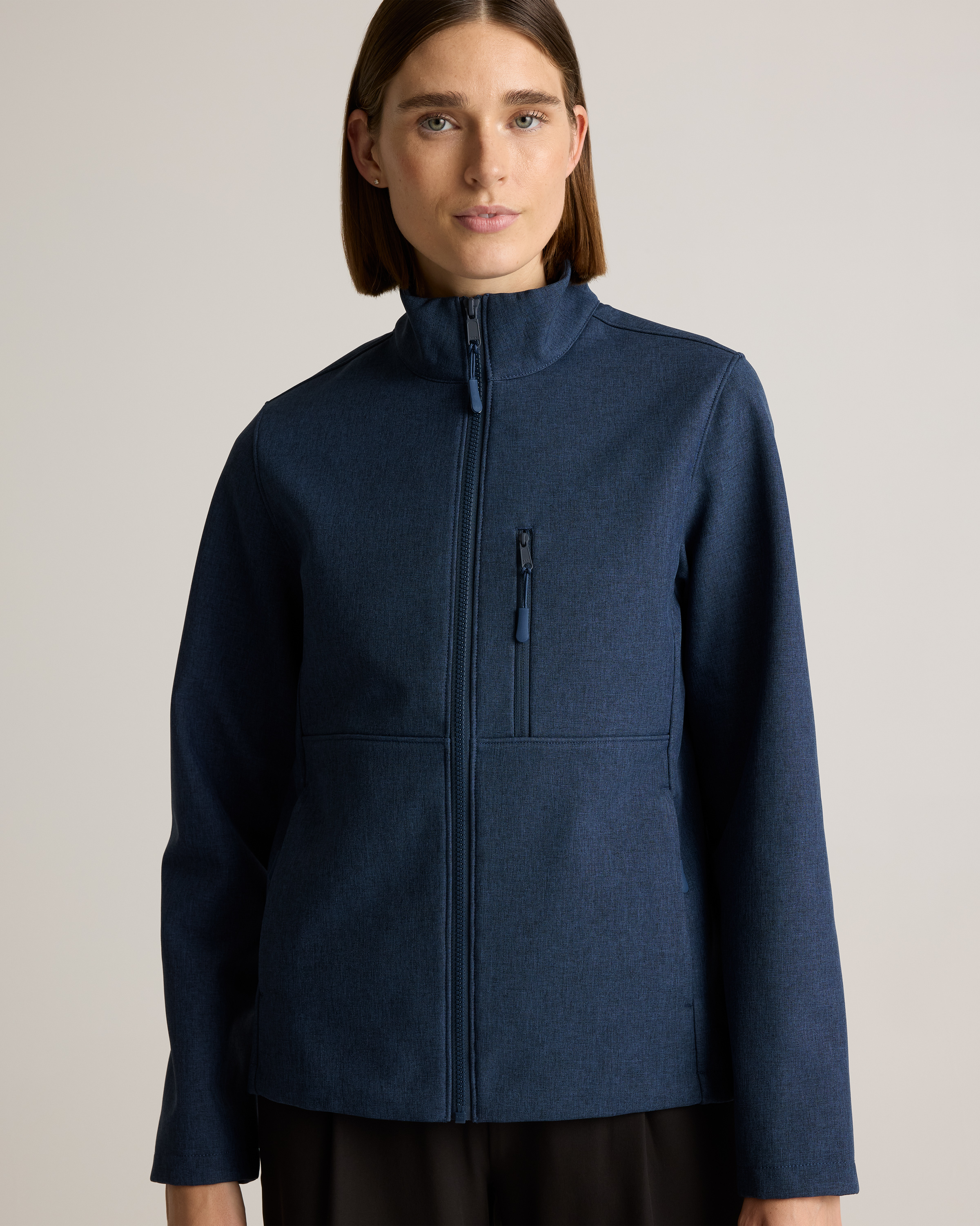 Softshell Fleece-Lined Full-Zip Jacket