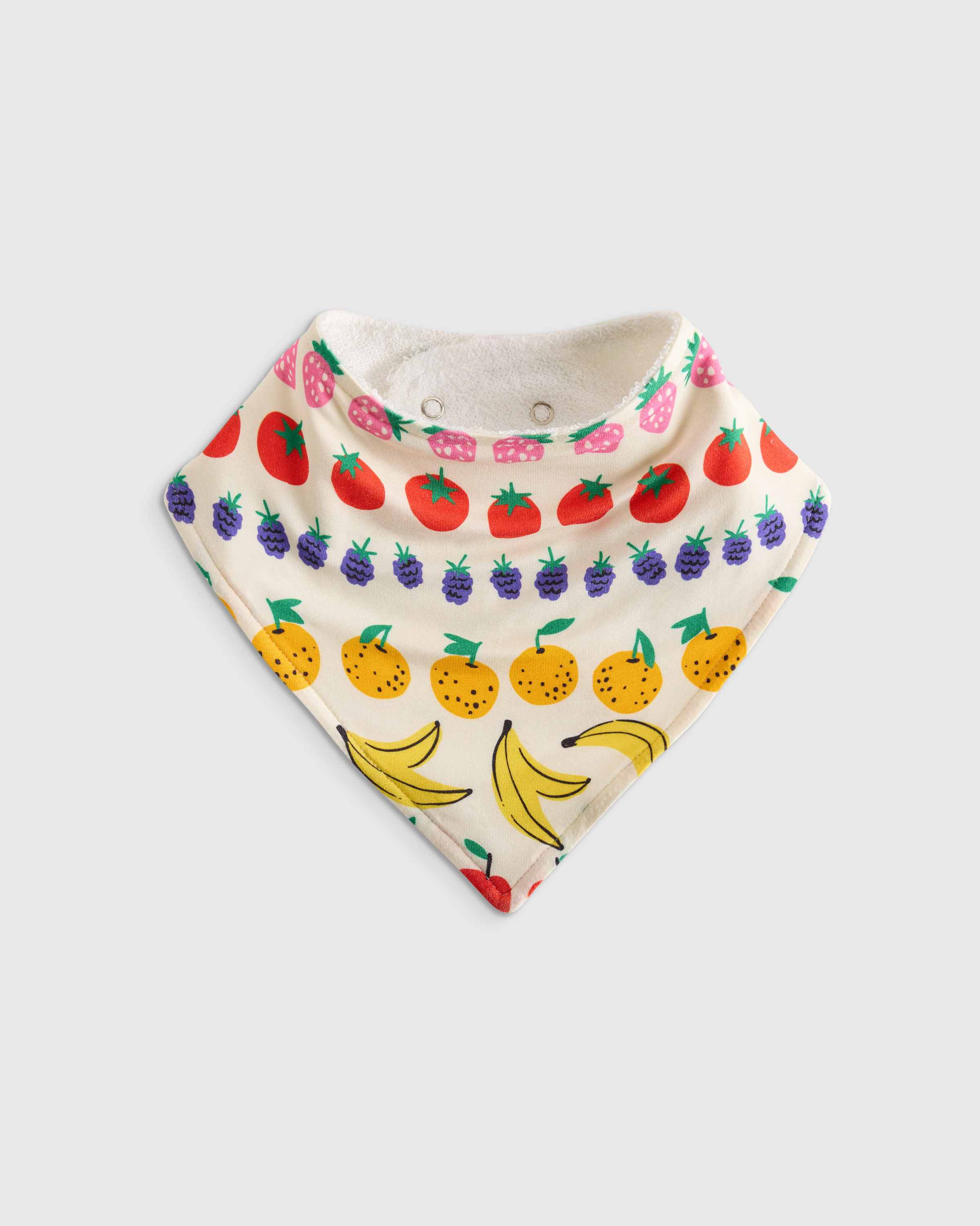 Fruit Stripe Baby Bamboo Bib