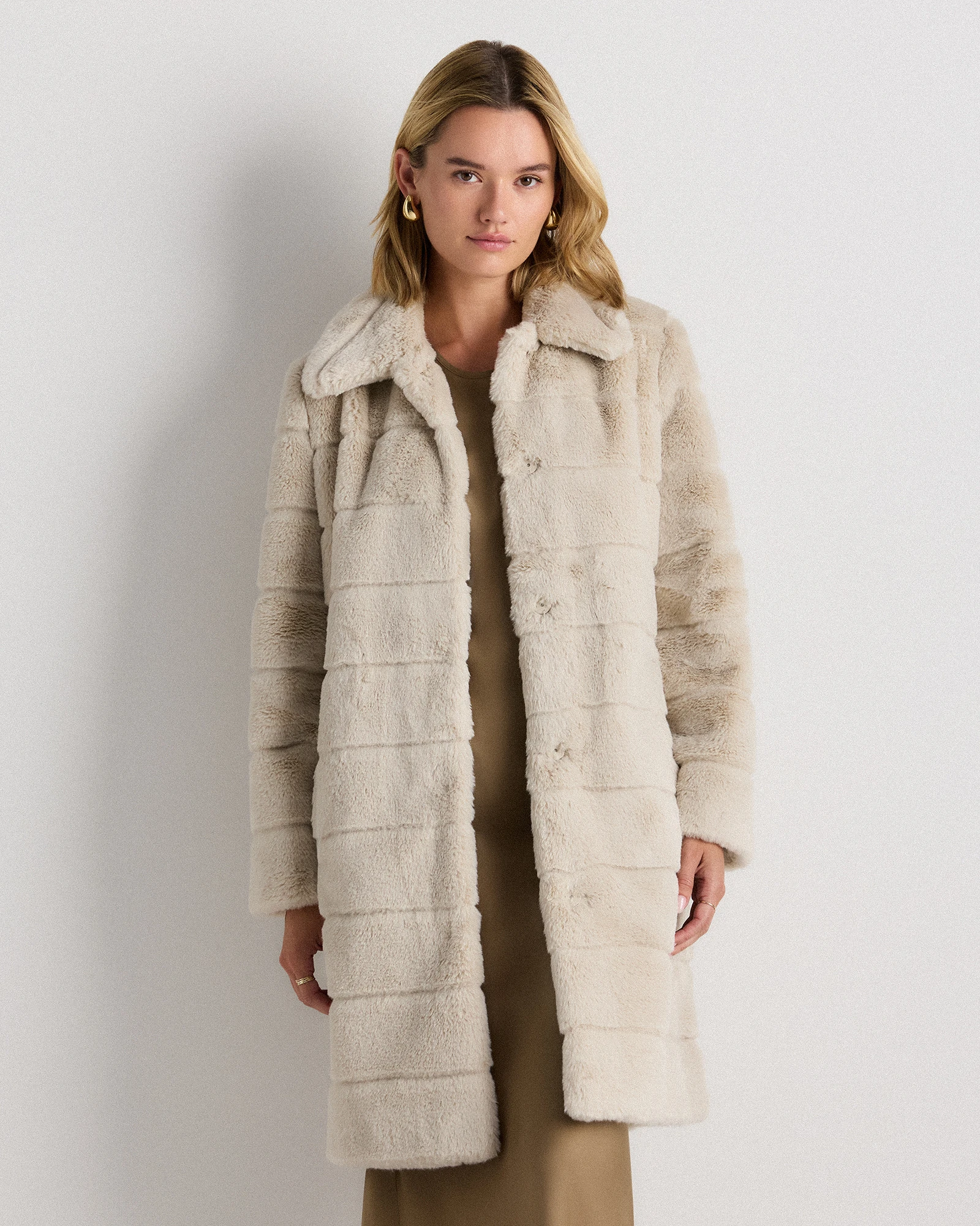 Faux Fur Long Coat