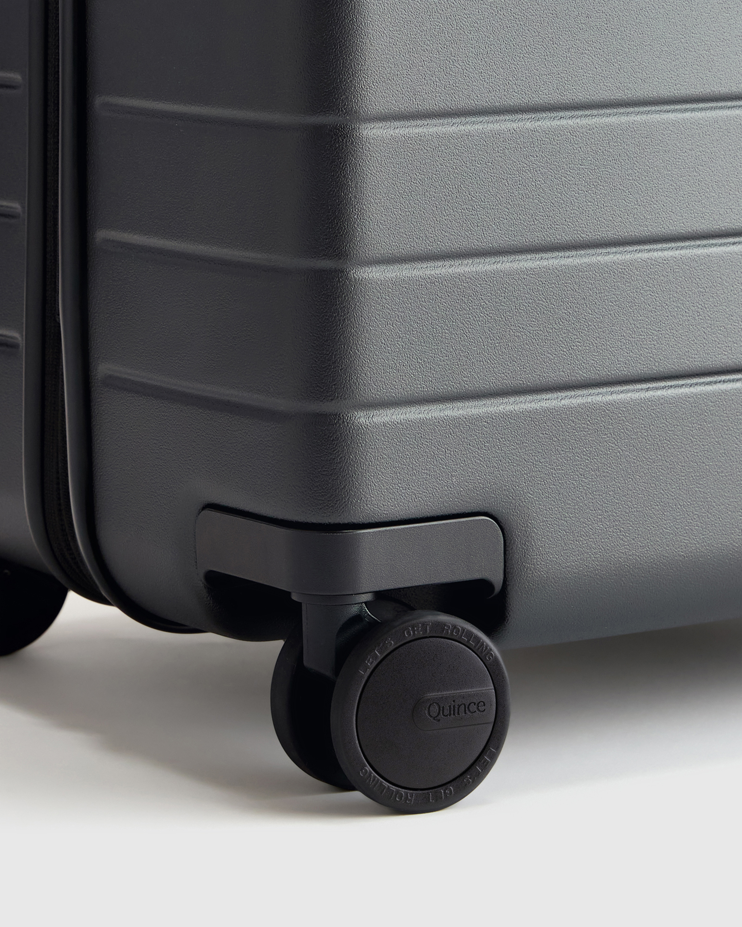 Expandable Small Carry-On Suitcase in Black