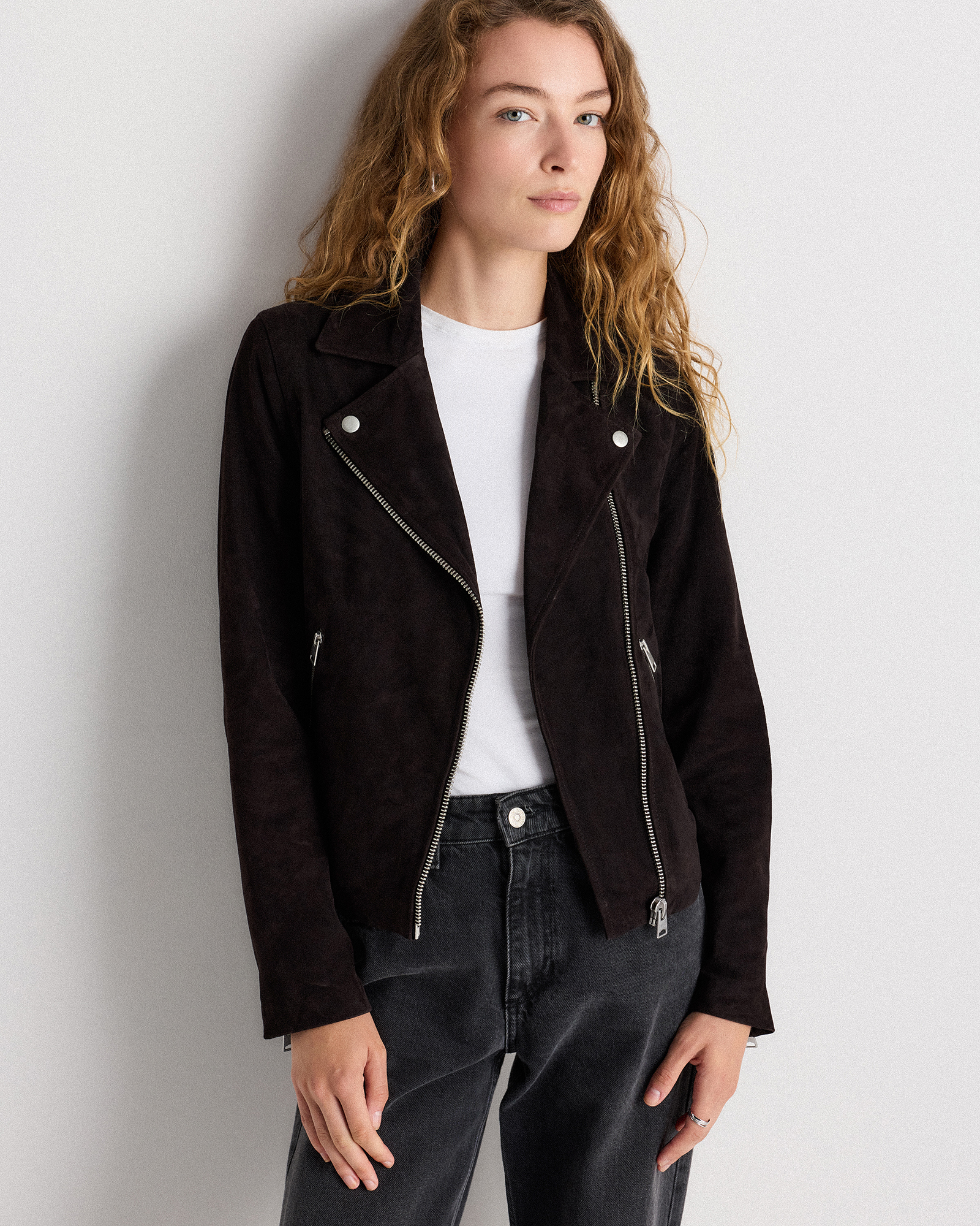 100% Suede Motorcycle Jacket