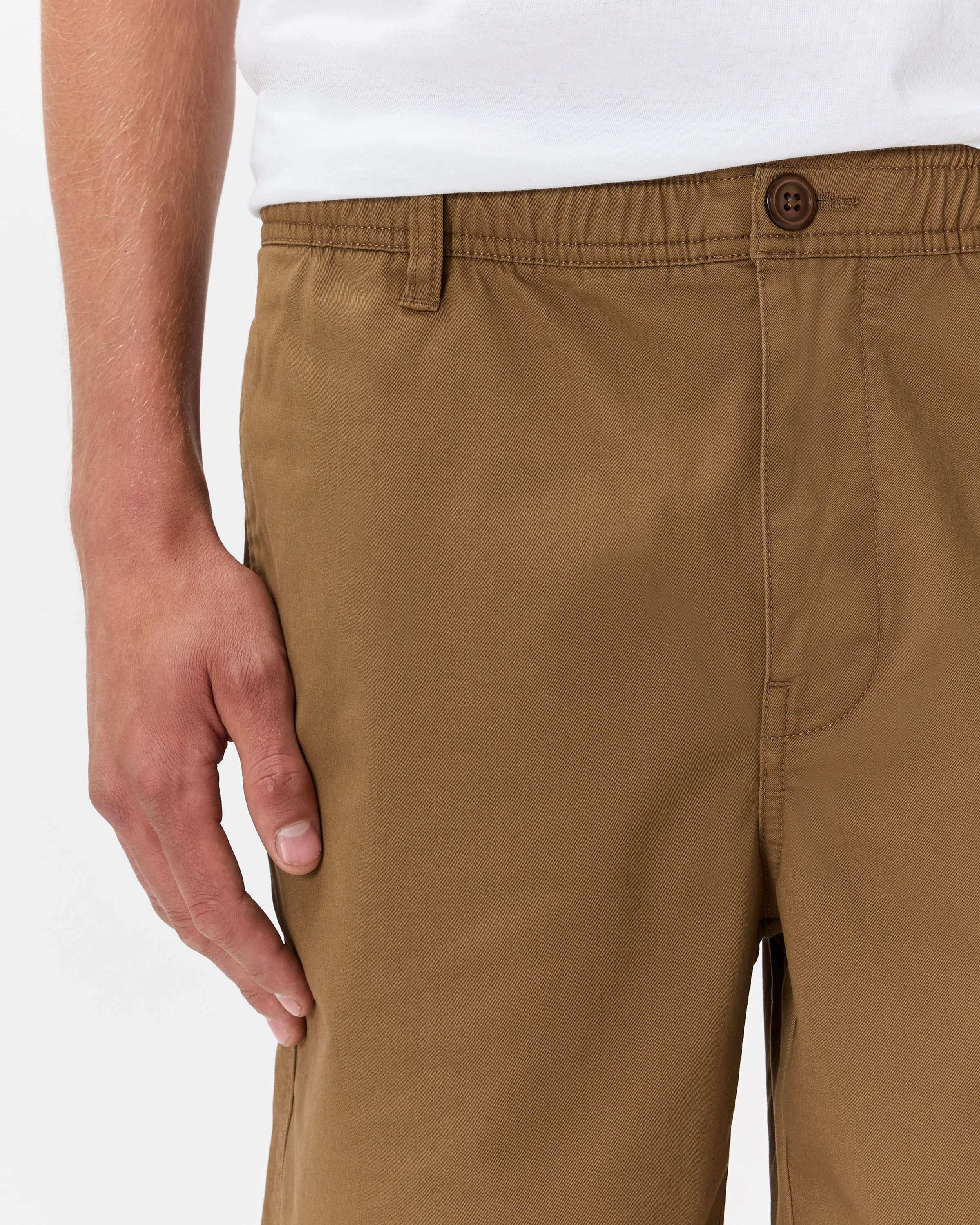 Organic Stretch Cotton Pull On Chino Short - 7