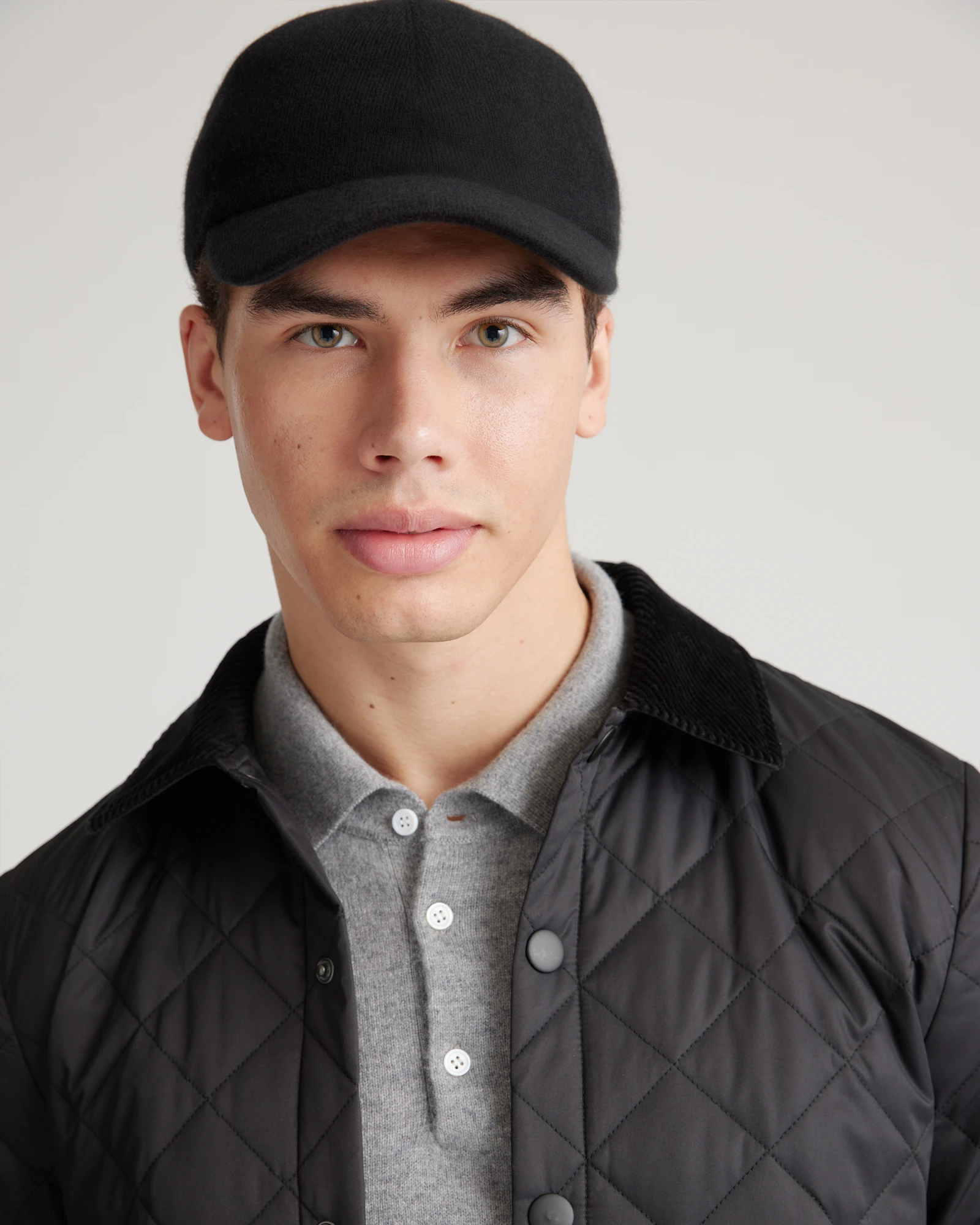Logoless Cashmere Baseball Cap