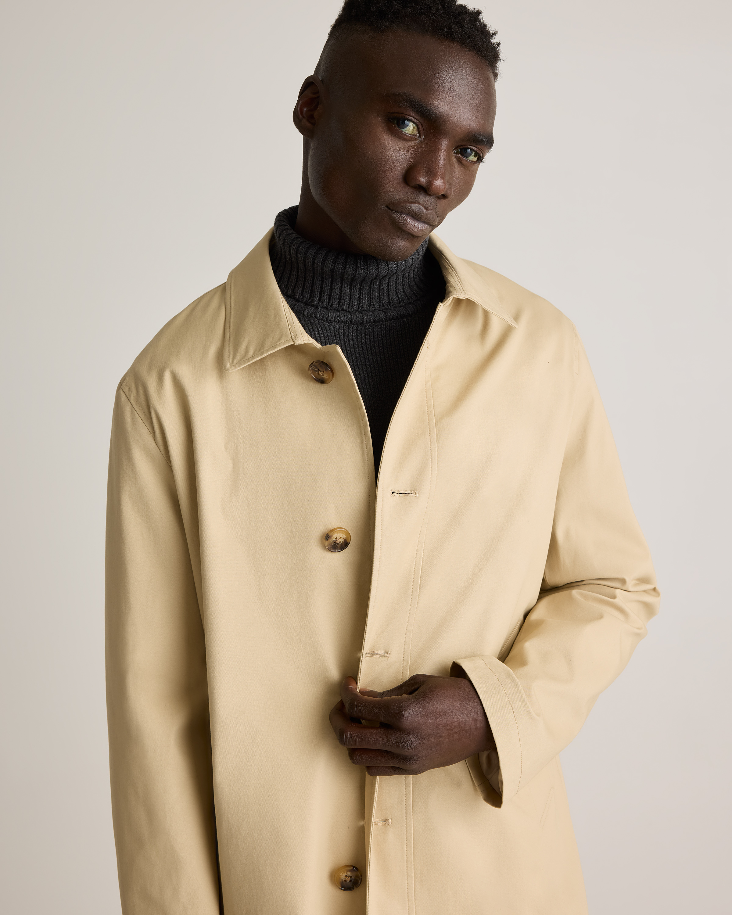 100% Organic Cotton Turtleneck Sweater