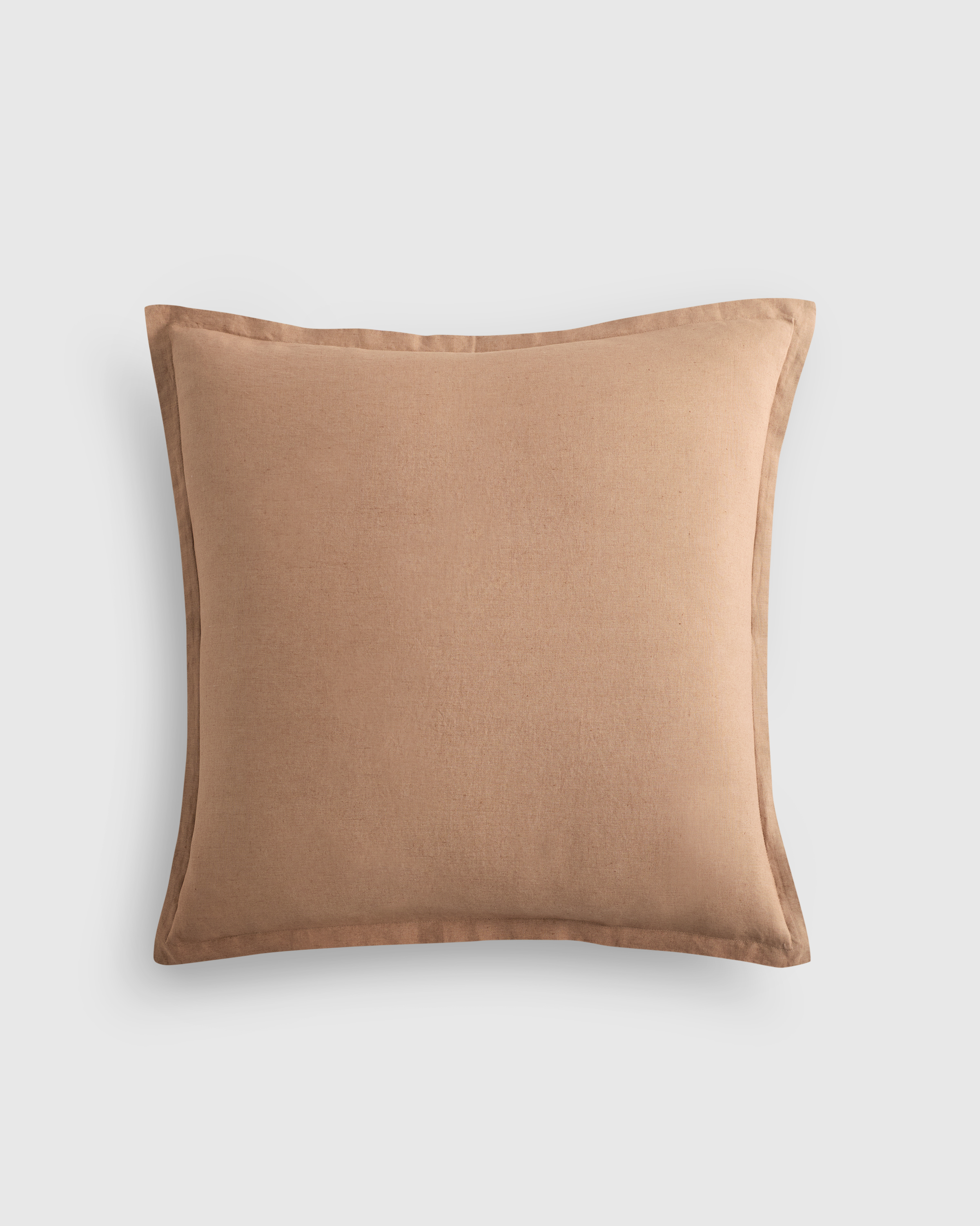 Latte European Linen Euro Sham