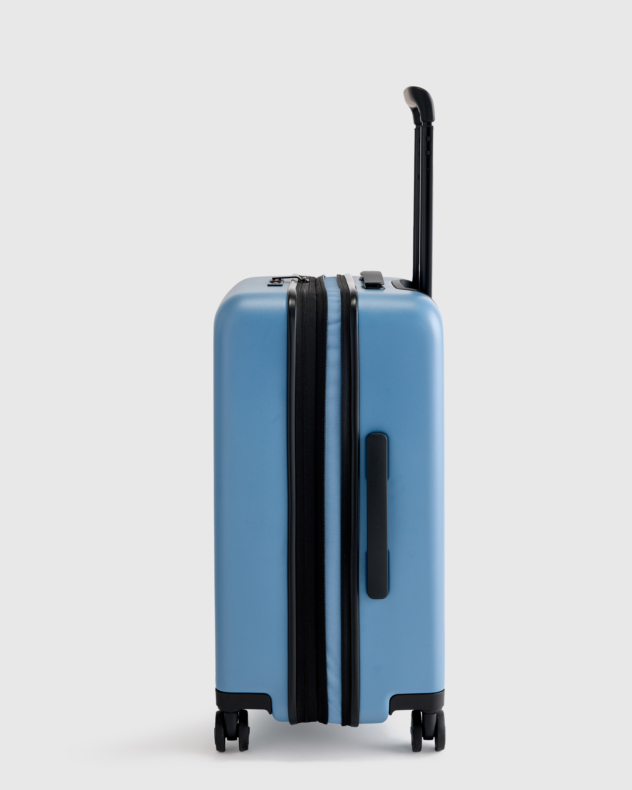 Expandable Carry-On Suitcase in Blue
