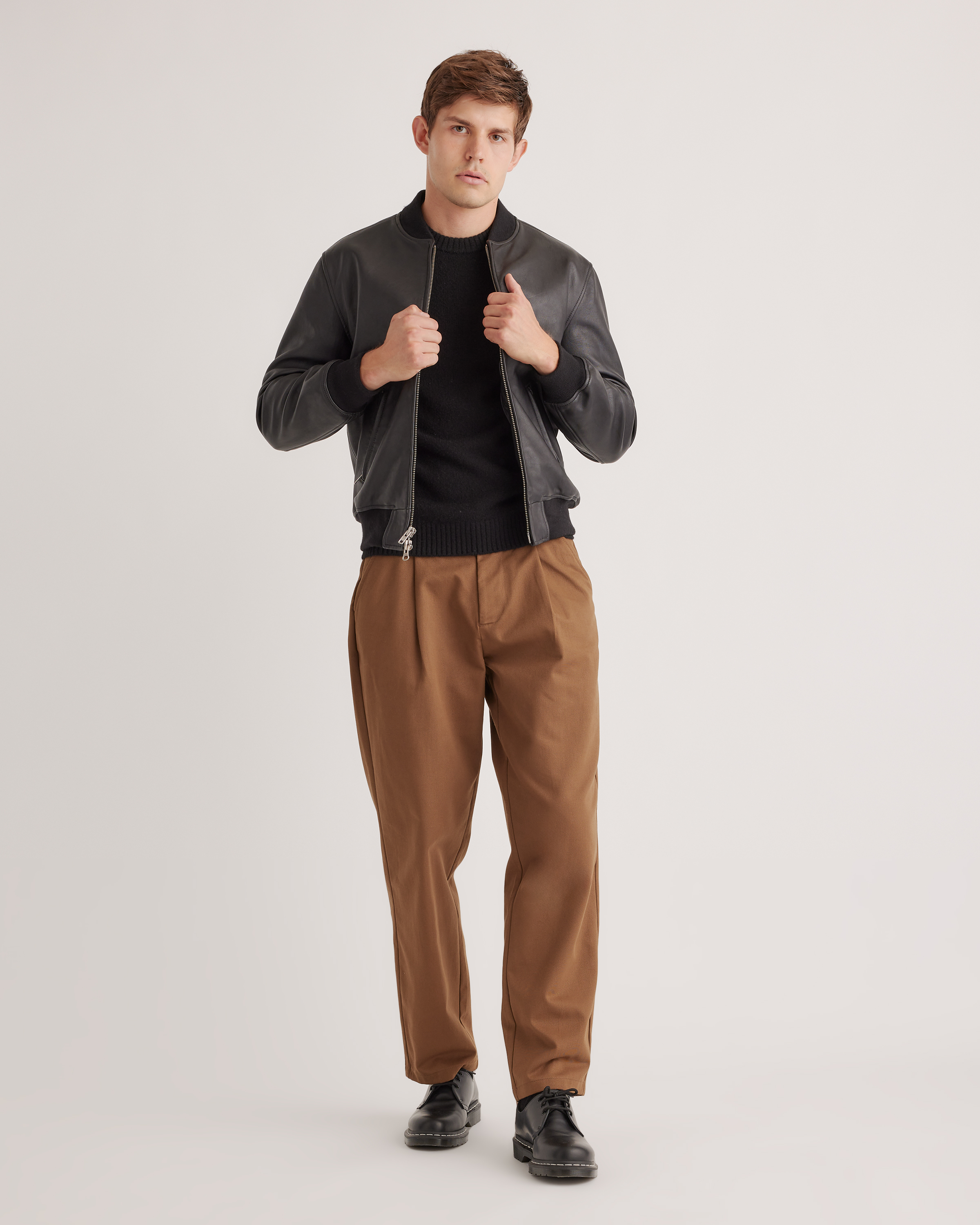 dri fit zip front bomber jacket with insert pockets