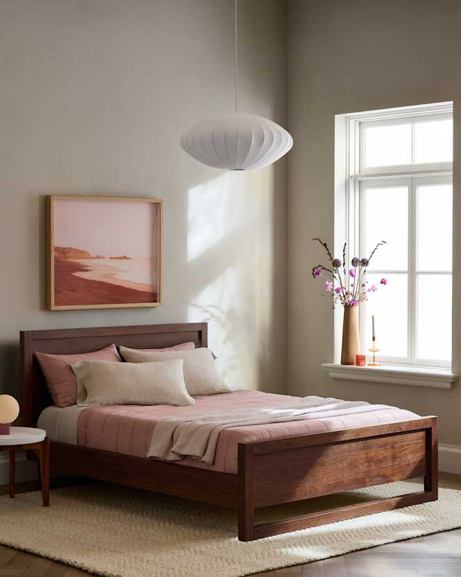 SolidWoodFrameBed LB140630