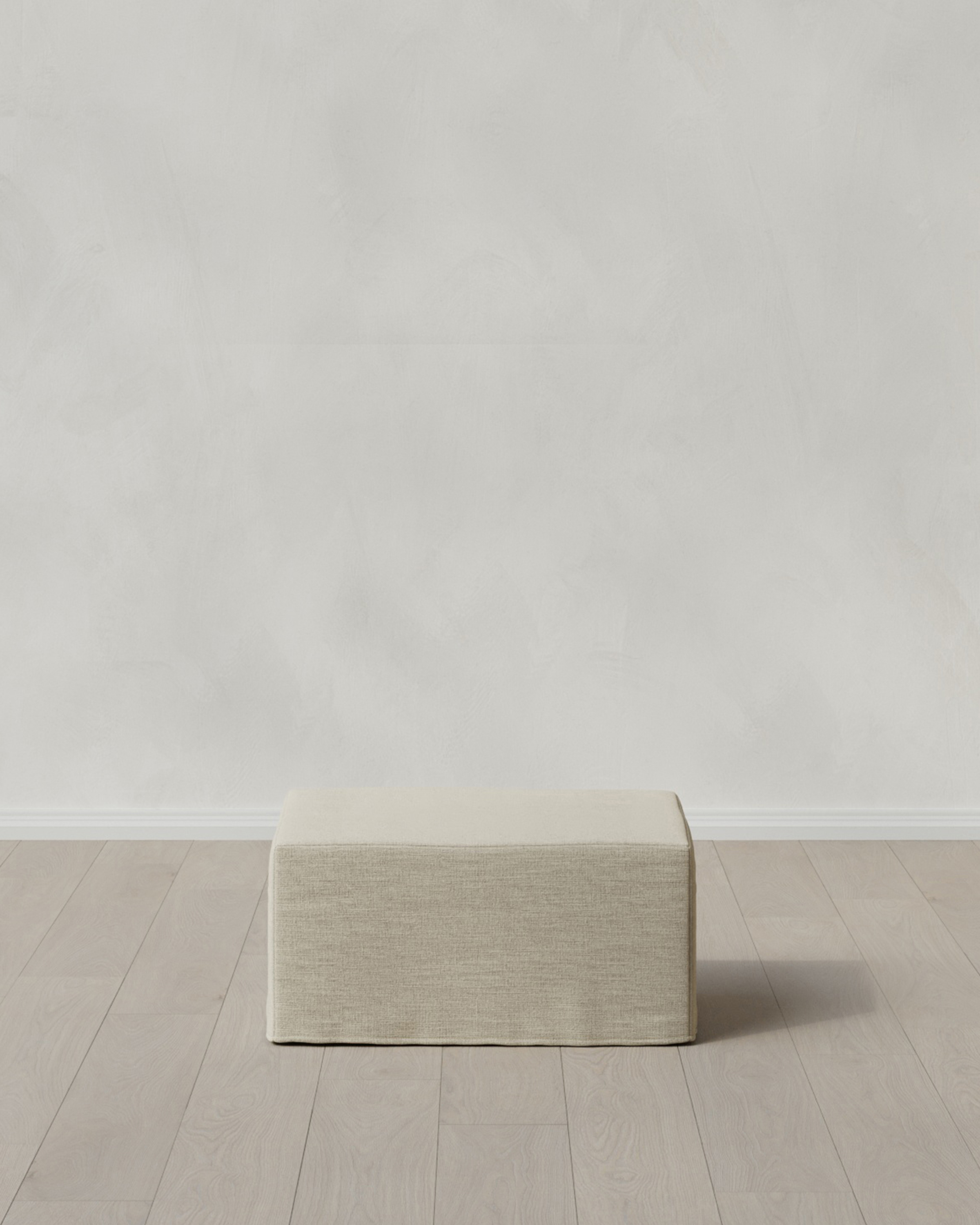 Slipcover Ottoman Bru MEX Sand