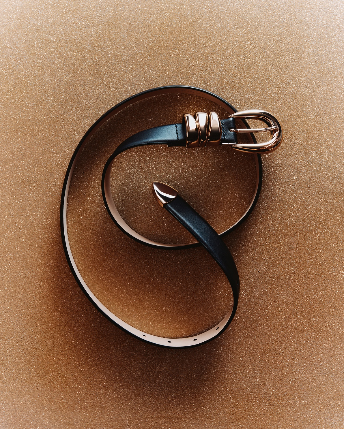 Elissa Triple Keeper European Leather Belt