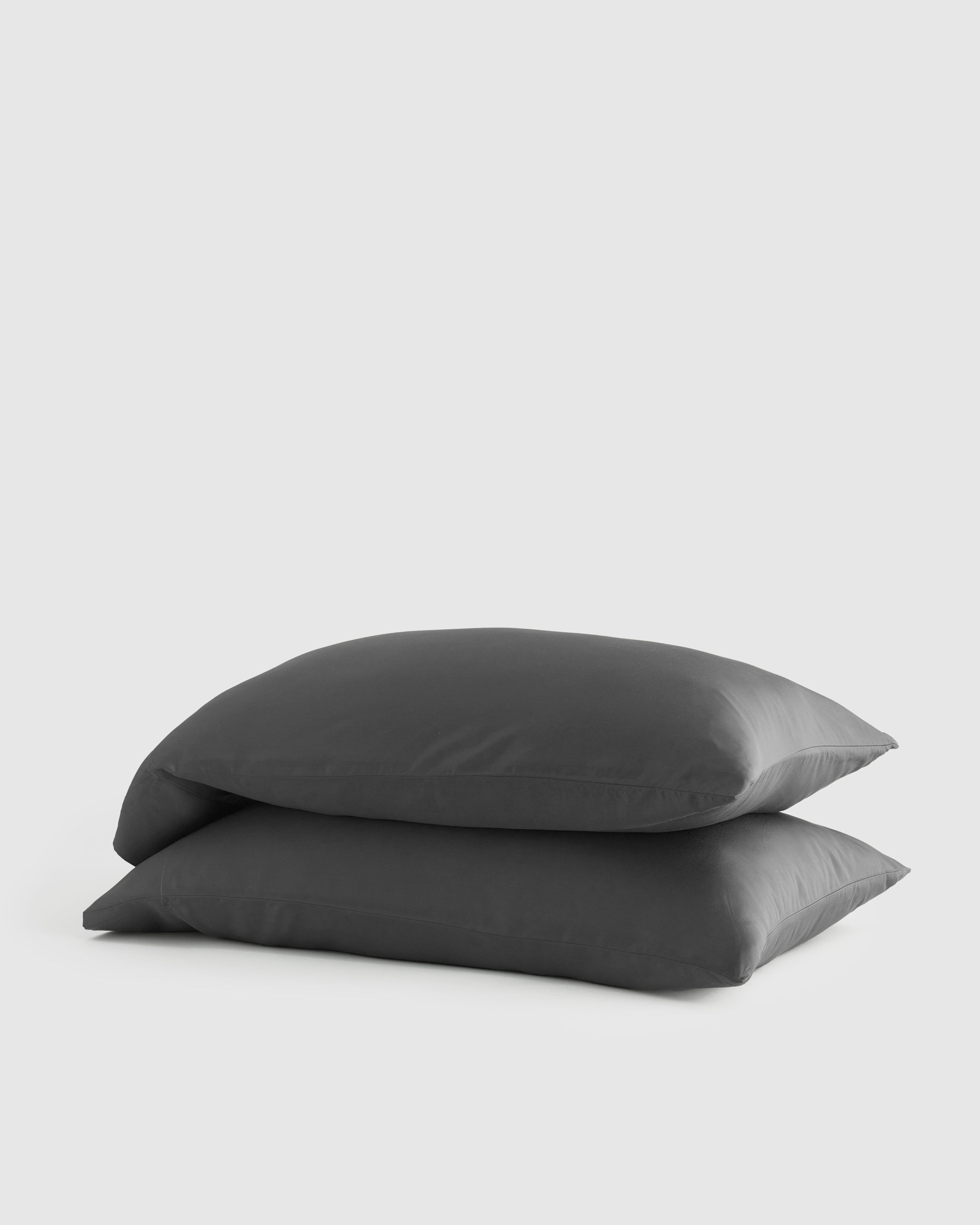 Charcoal Ensemble de taies d'oreiller en bambou