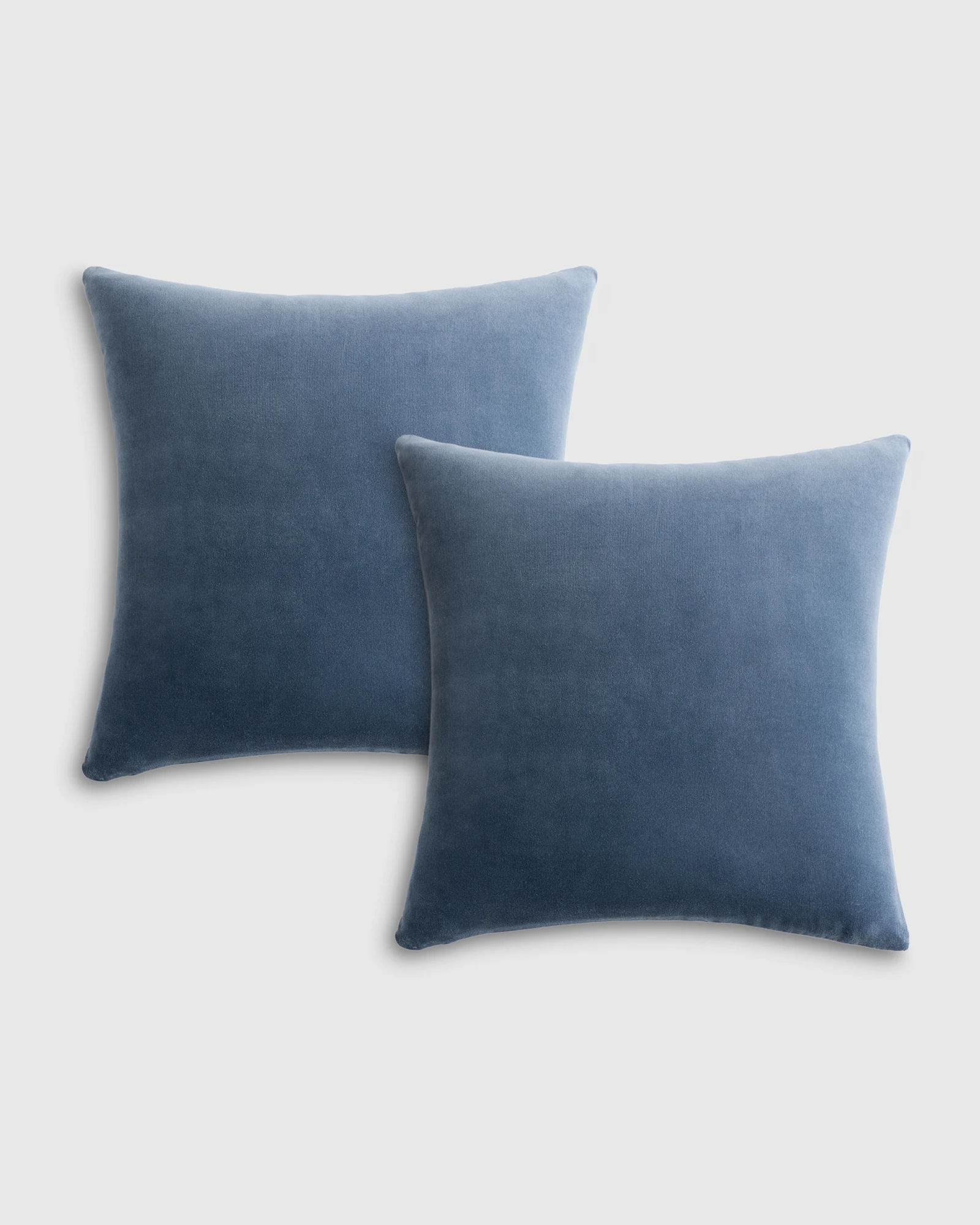 Cotton Velvet Pillow Cover - Set of 2