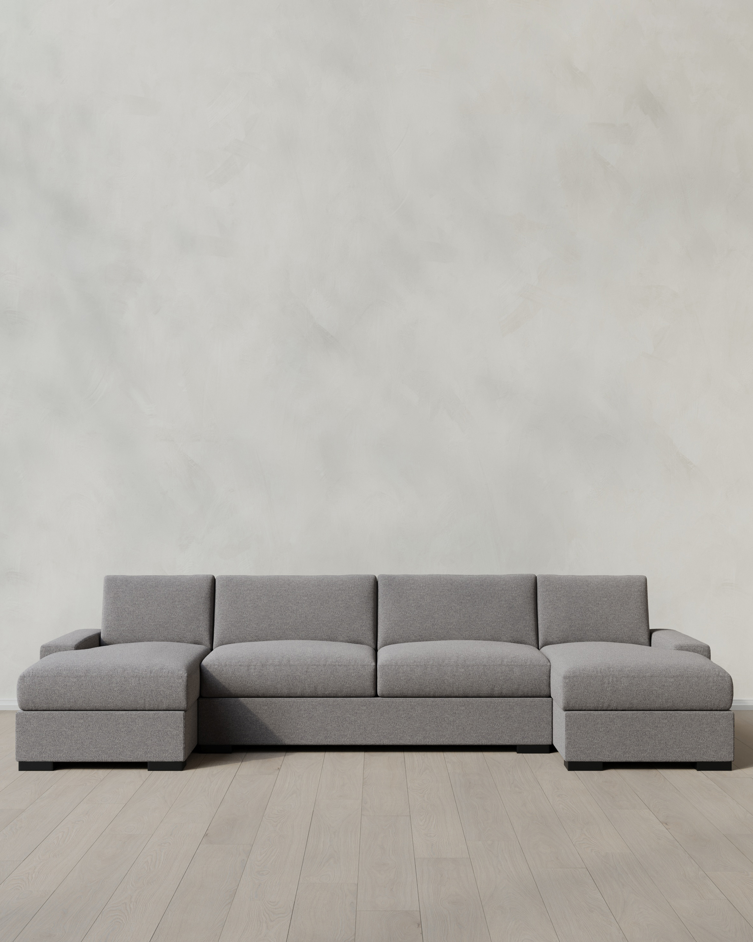 Ash Stillman U Sectional in Performance Basketweave