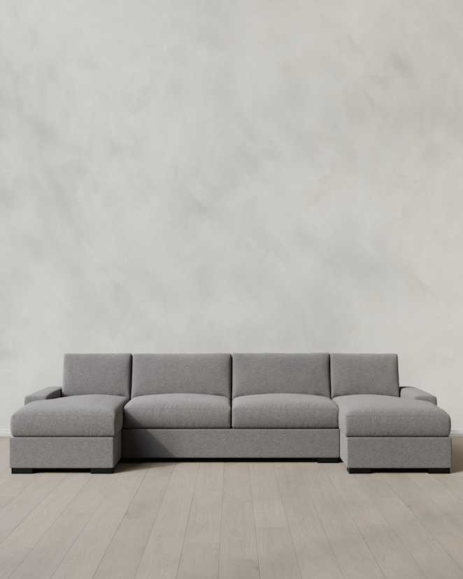 Ash Stillman U Sectional in Performance Basketweave