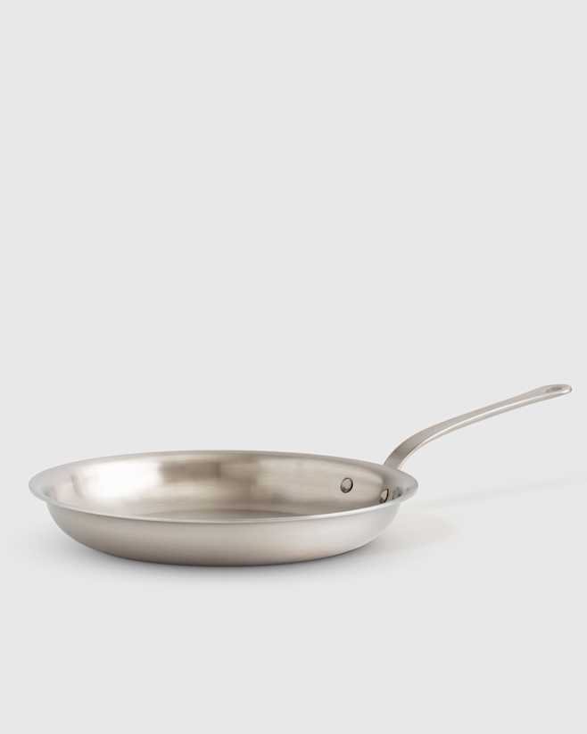 No Color 5-Ply Stainless Steel Frying Pan