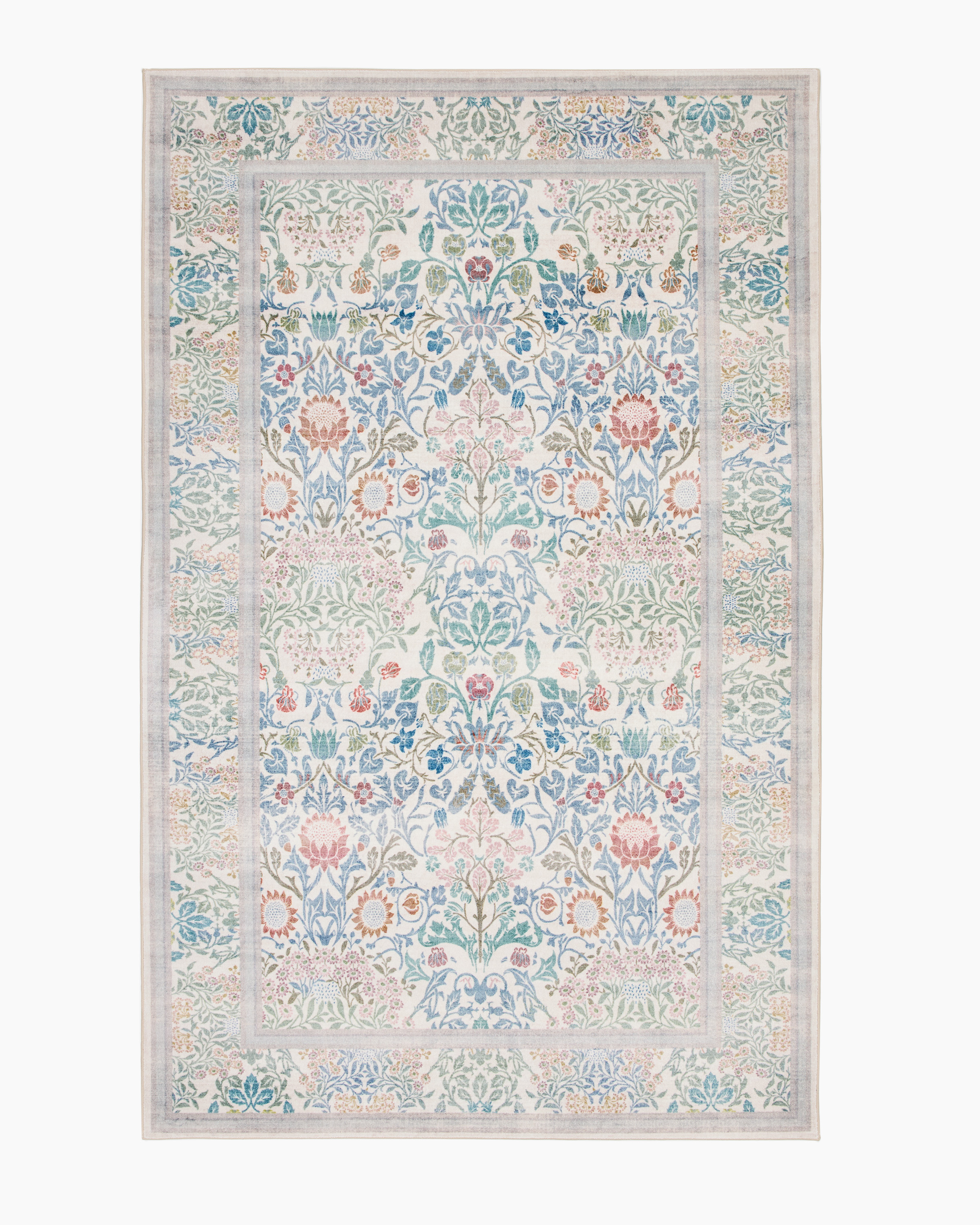 Ivory Aster Washable Rug