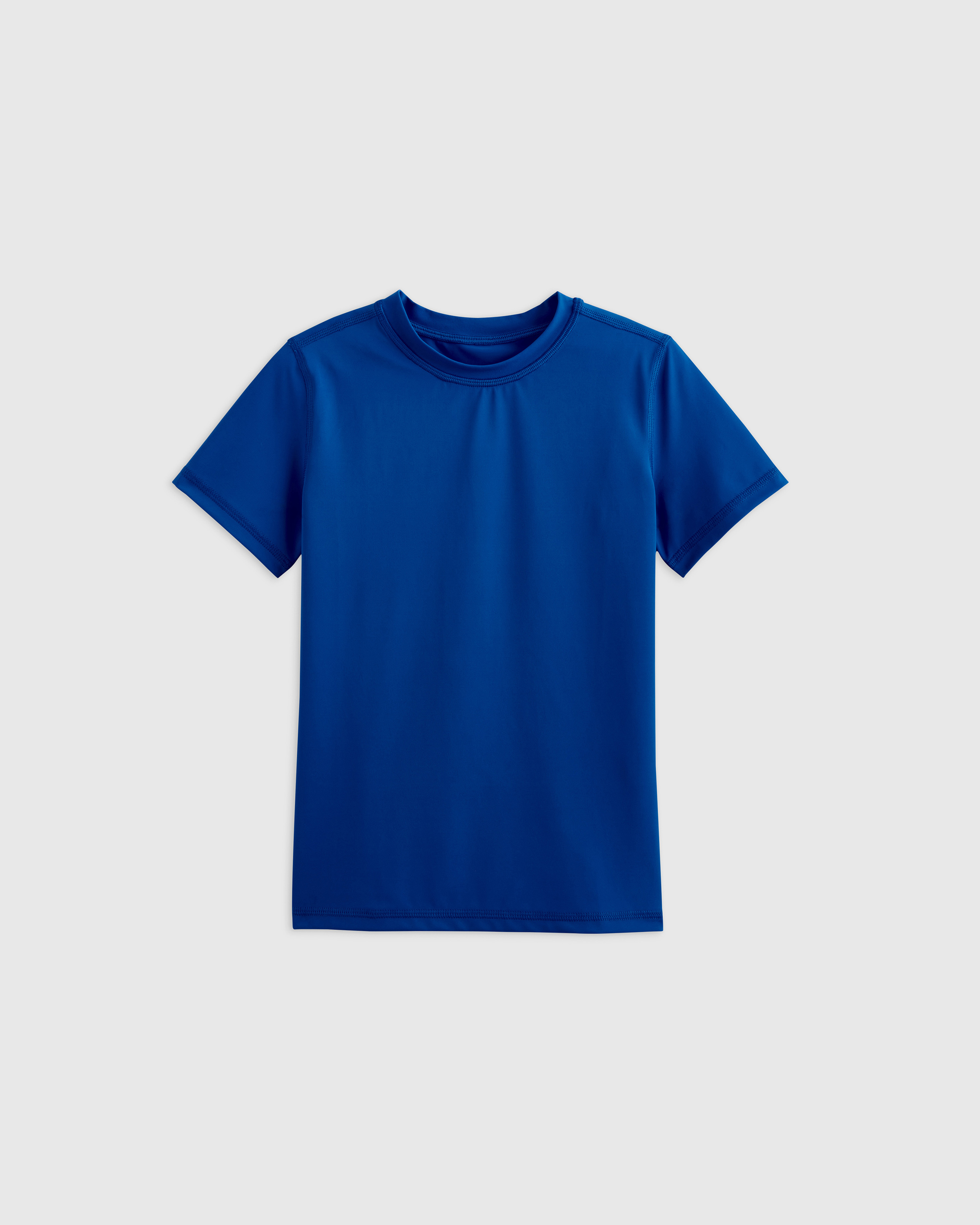 Deep Blue Short Sleeve Rash Guard Top