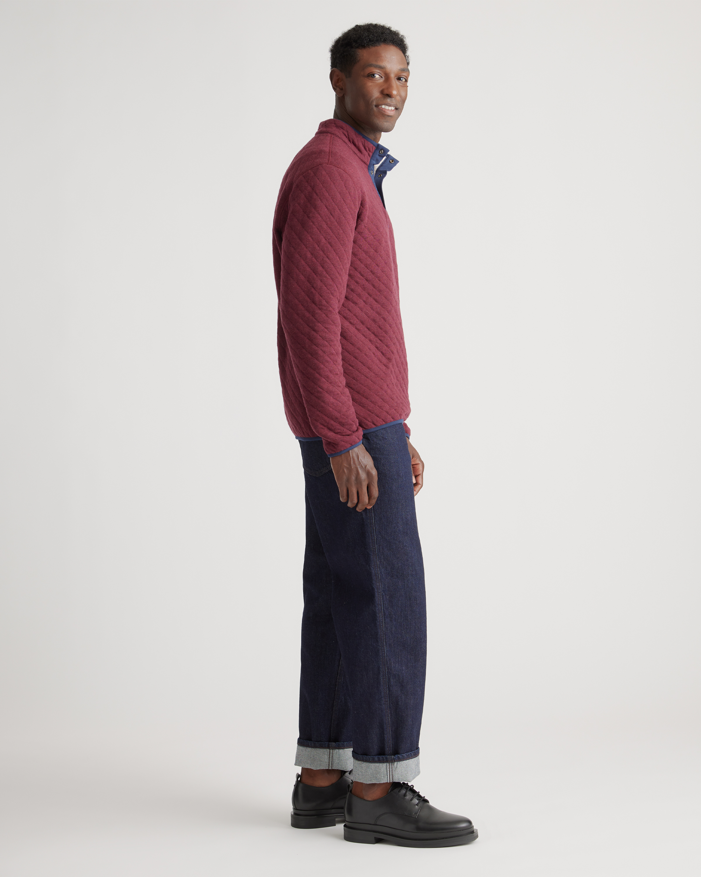 Men's Reversible Quilted Pullover