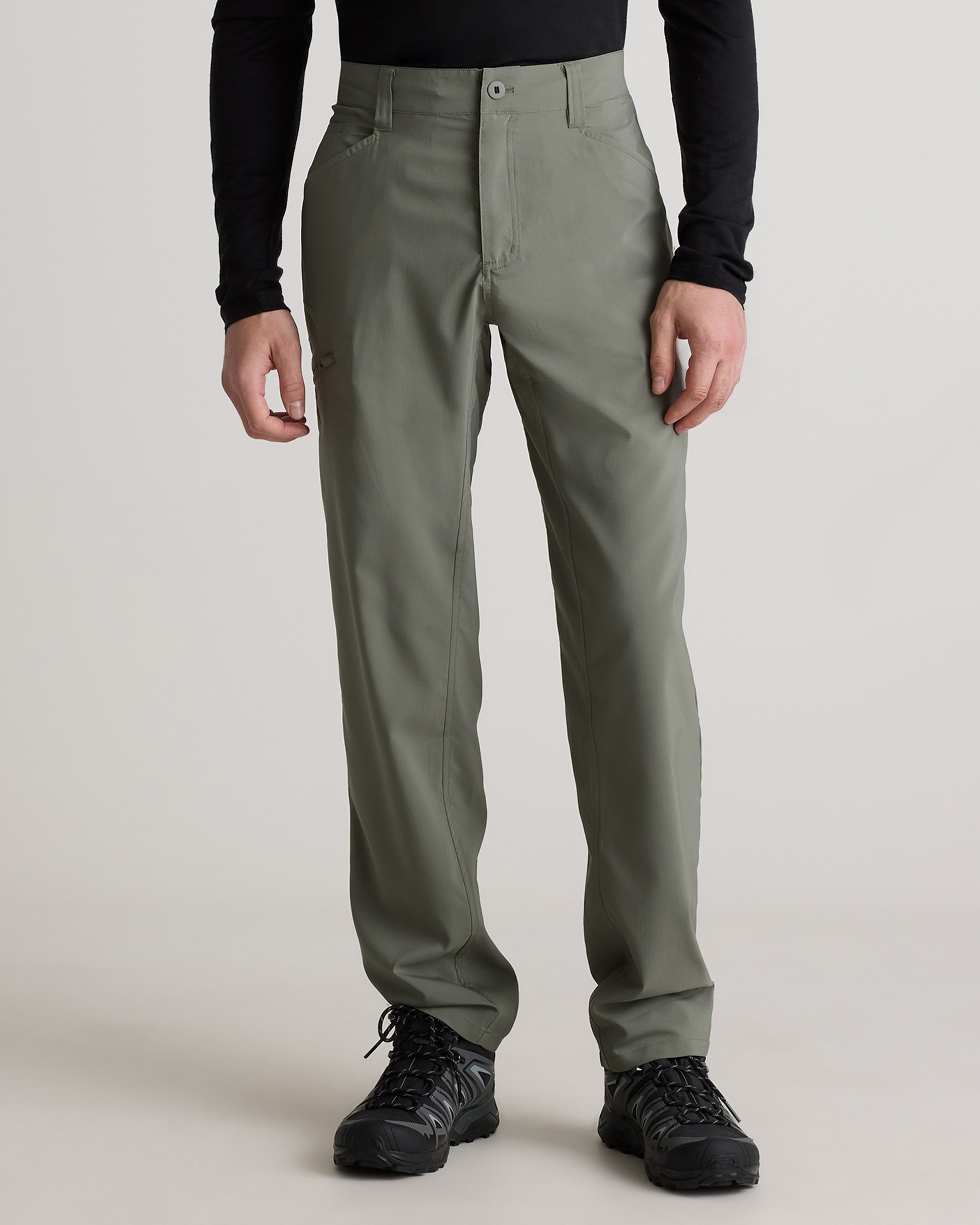 Quince Men's Micro Ripstop Hike Pants In Heritage Olive