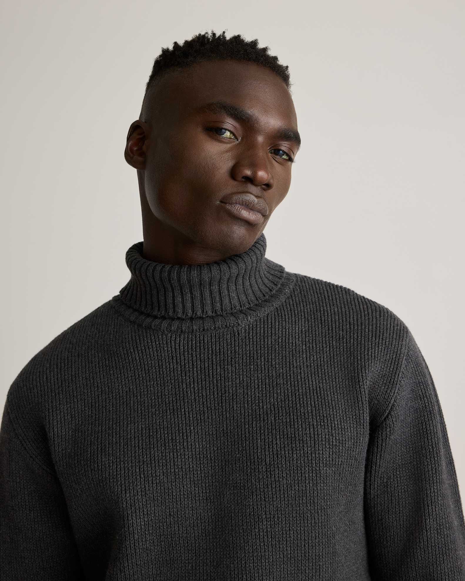 100% Organic Cotton Turtleneck Sweater