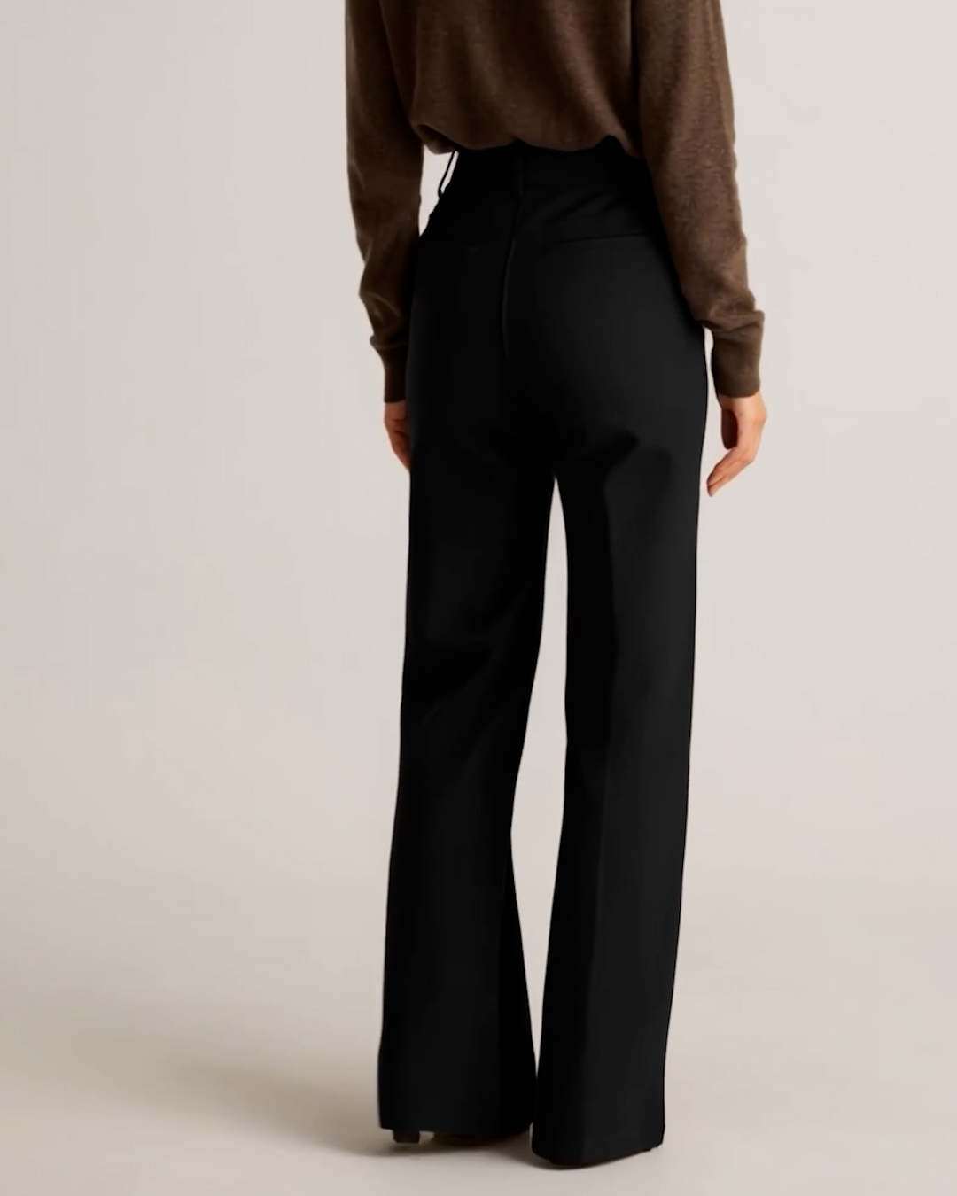Ultra-Stretch Ponte Flare Leg Pants - 32"