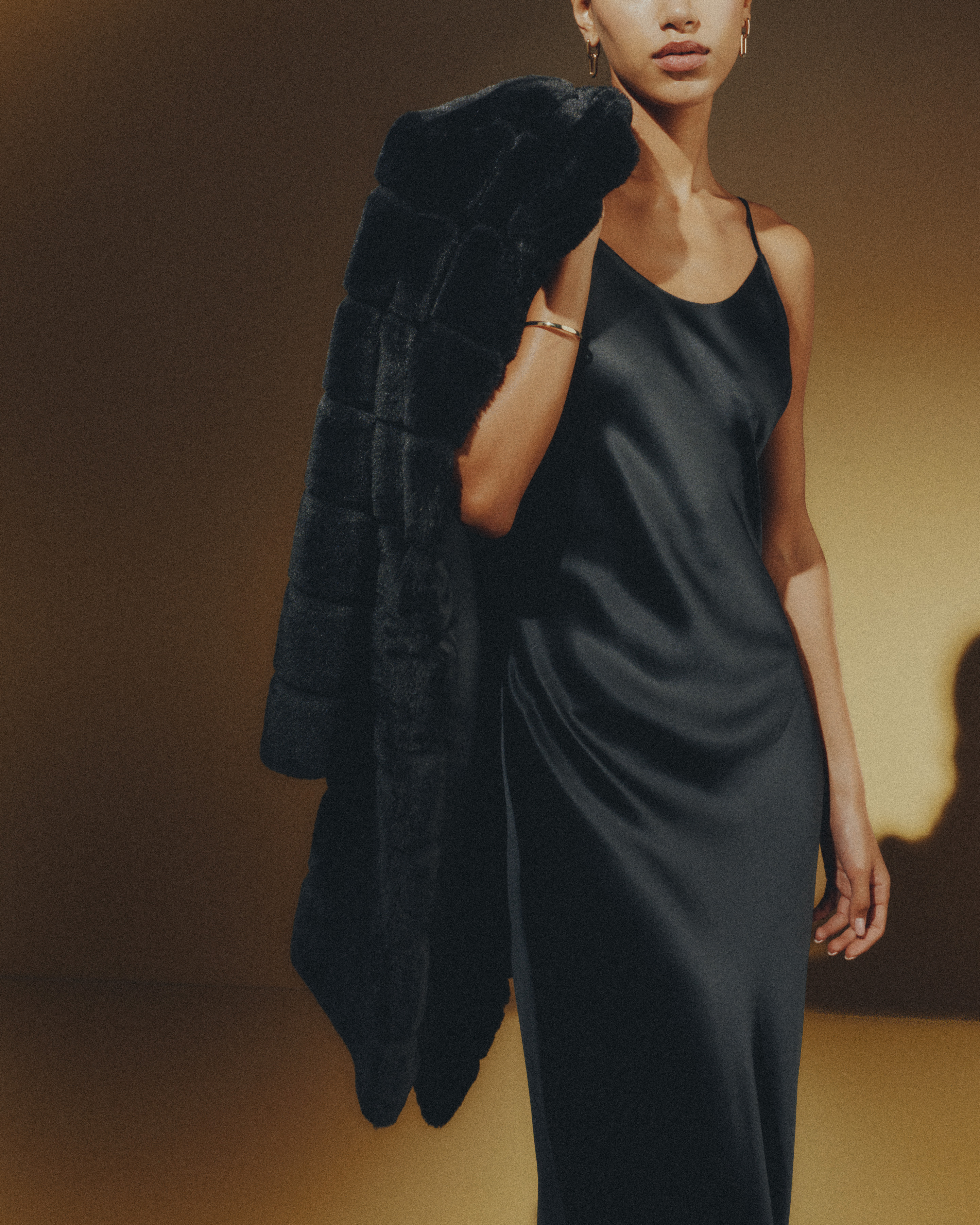 long black white dress GIA coat Black / S main image 0