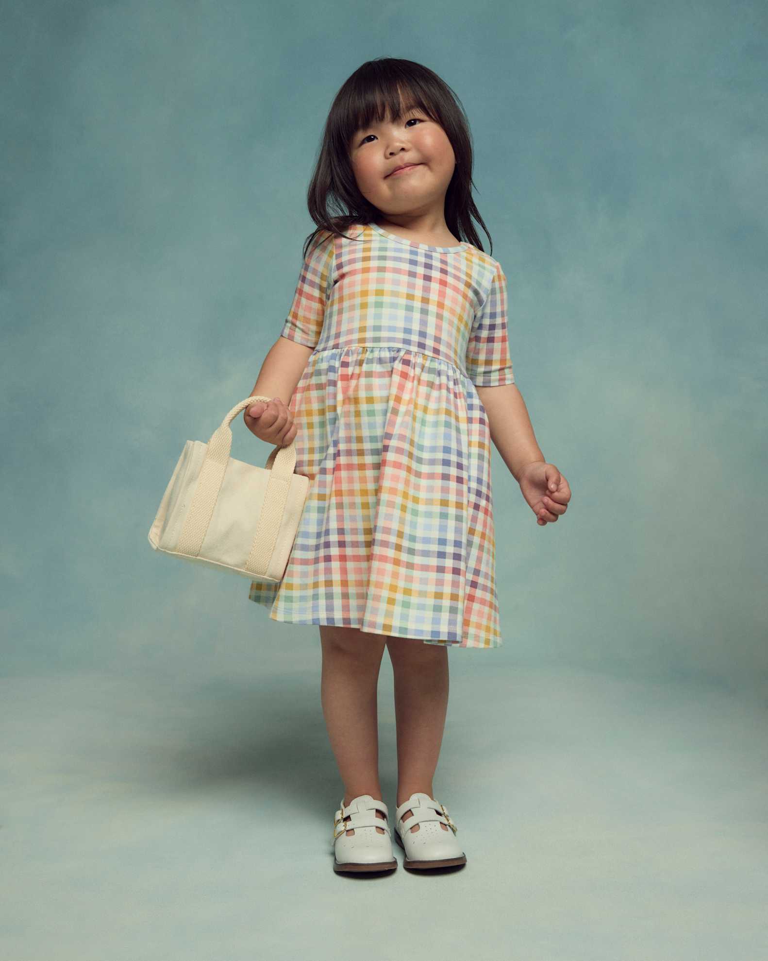 Skater Dress in Plaid, Size 5T, Organic Cotton by Quince - Toddler Skater Dress in Plaid, Size 5T, Organic Cotton by Quince - Toddler