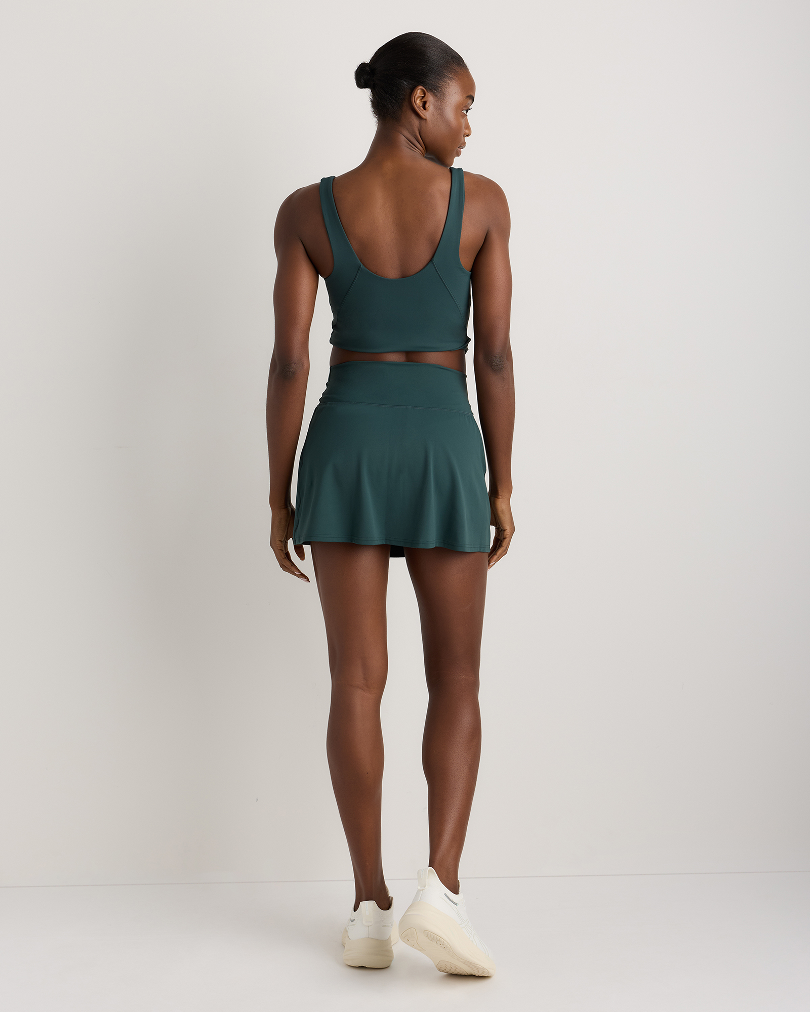 Women's Ultra-Form Tennis Skort in Forest Green