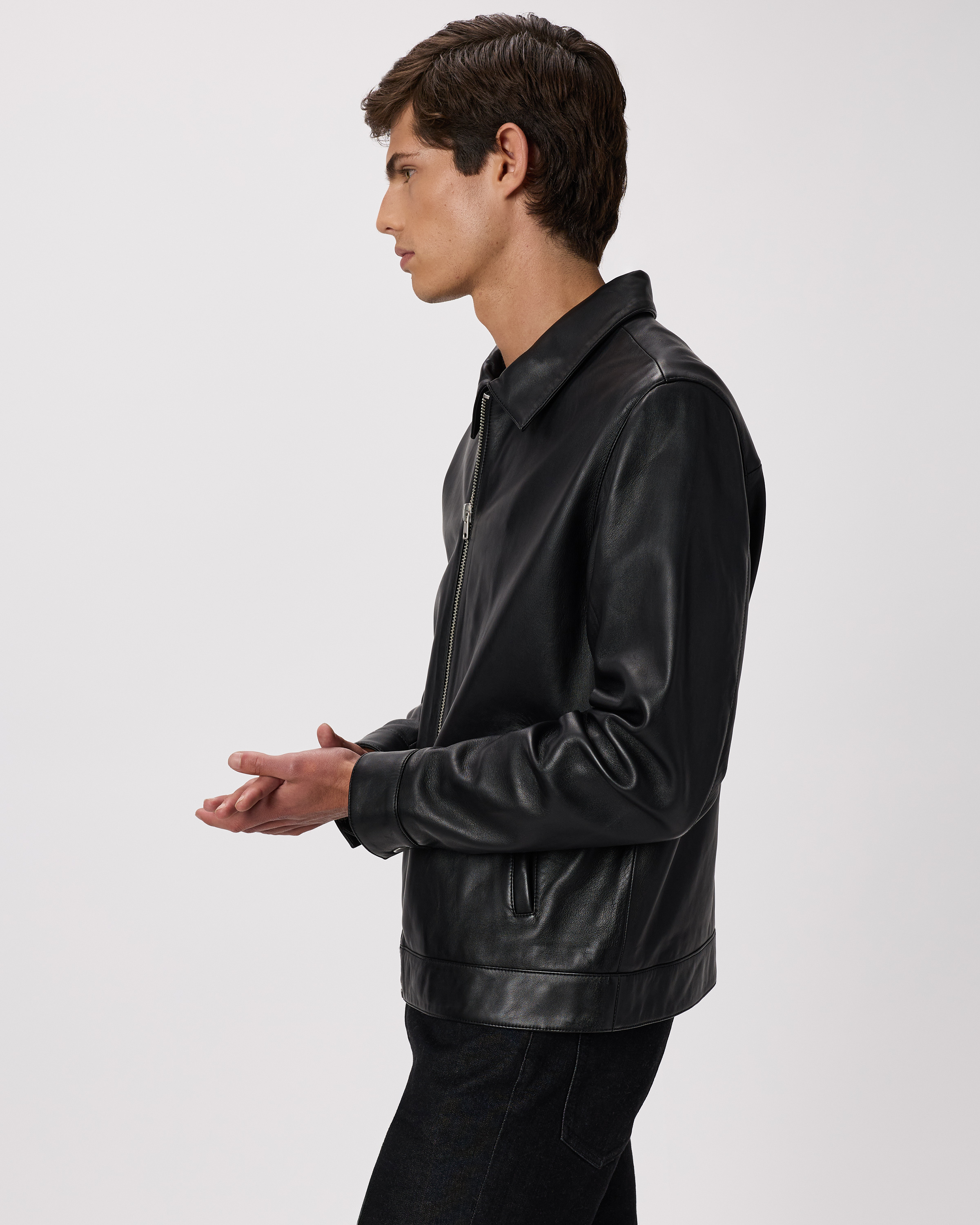 ジャケット・アウター PAIR SLOPE short leather Harrington jkt A.PRESSE Leather Harrington Jacket 24AAP-01-41H (24AAP-01