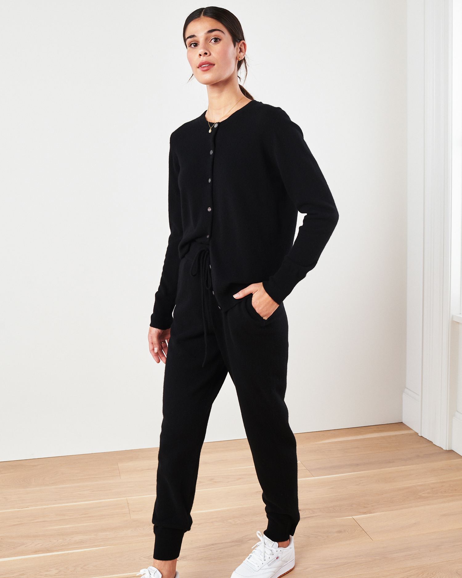 Mongolian Cashmere Cardigan Sweater