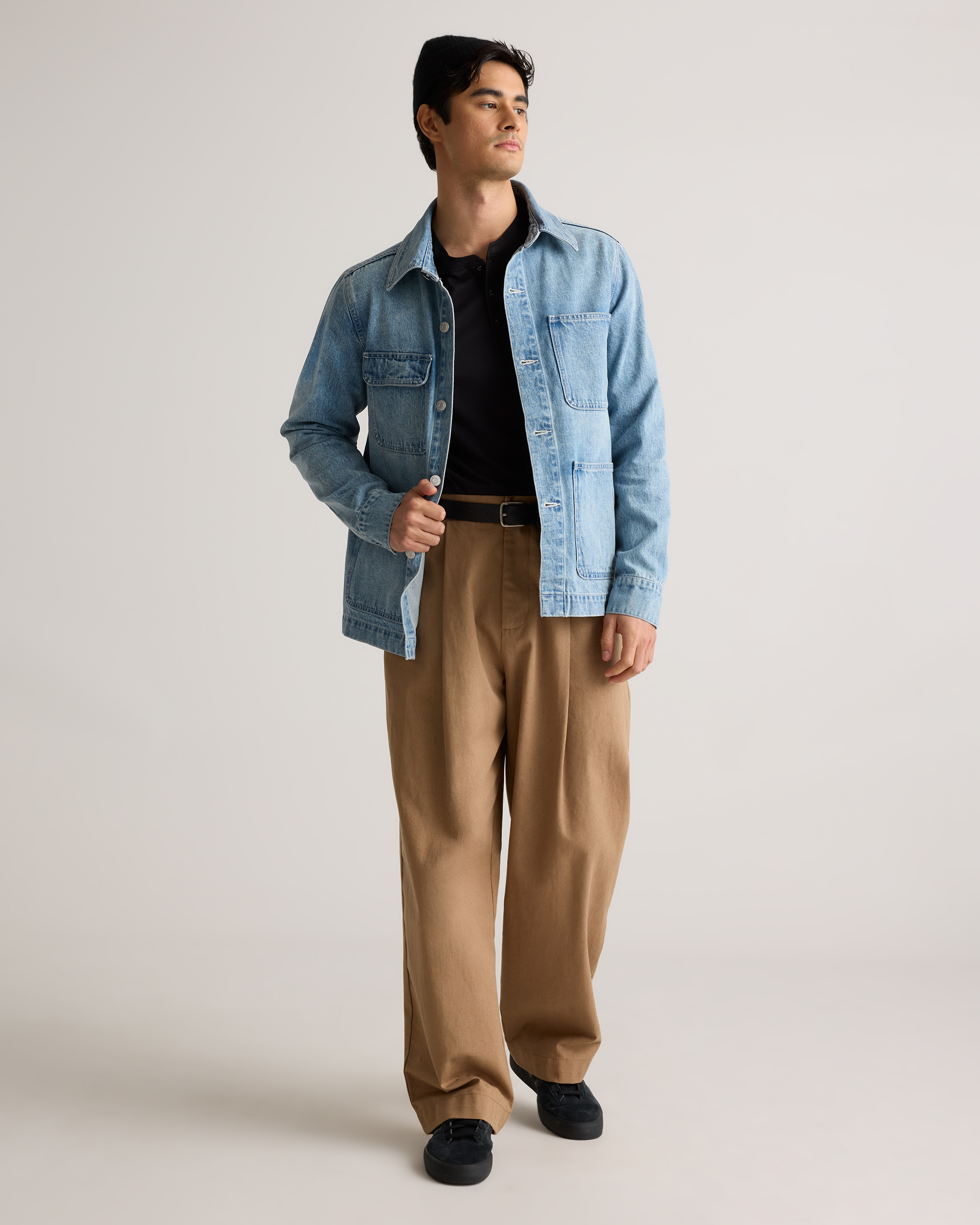 ジャケット・アウター NOUNLESS ORGANIC COTTON DENIM JACKET ORGANIC COTTON DENIM JACKET – NOUNLESS