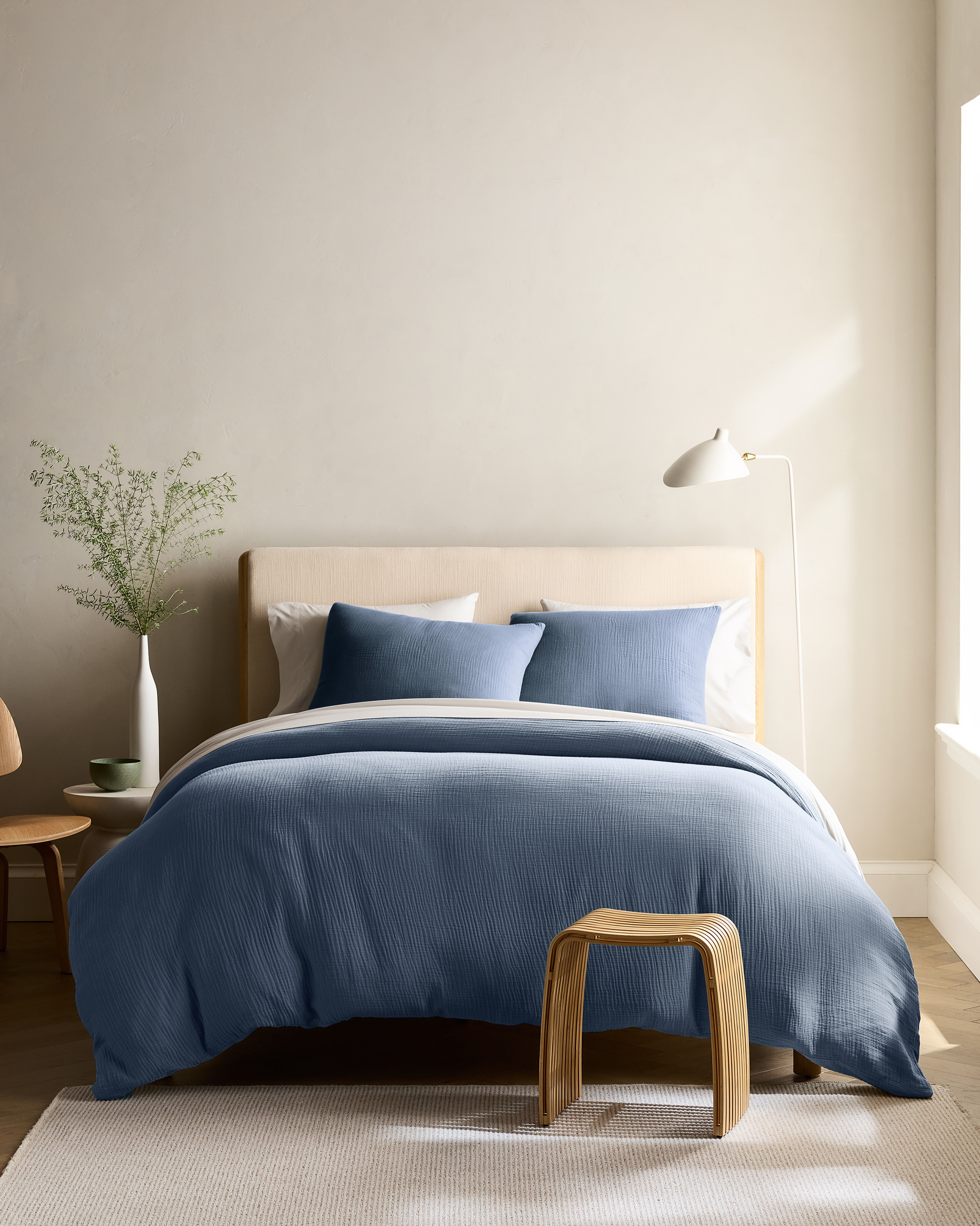 Mineral Organic Airy Gauze Duvet Cover Set