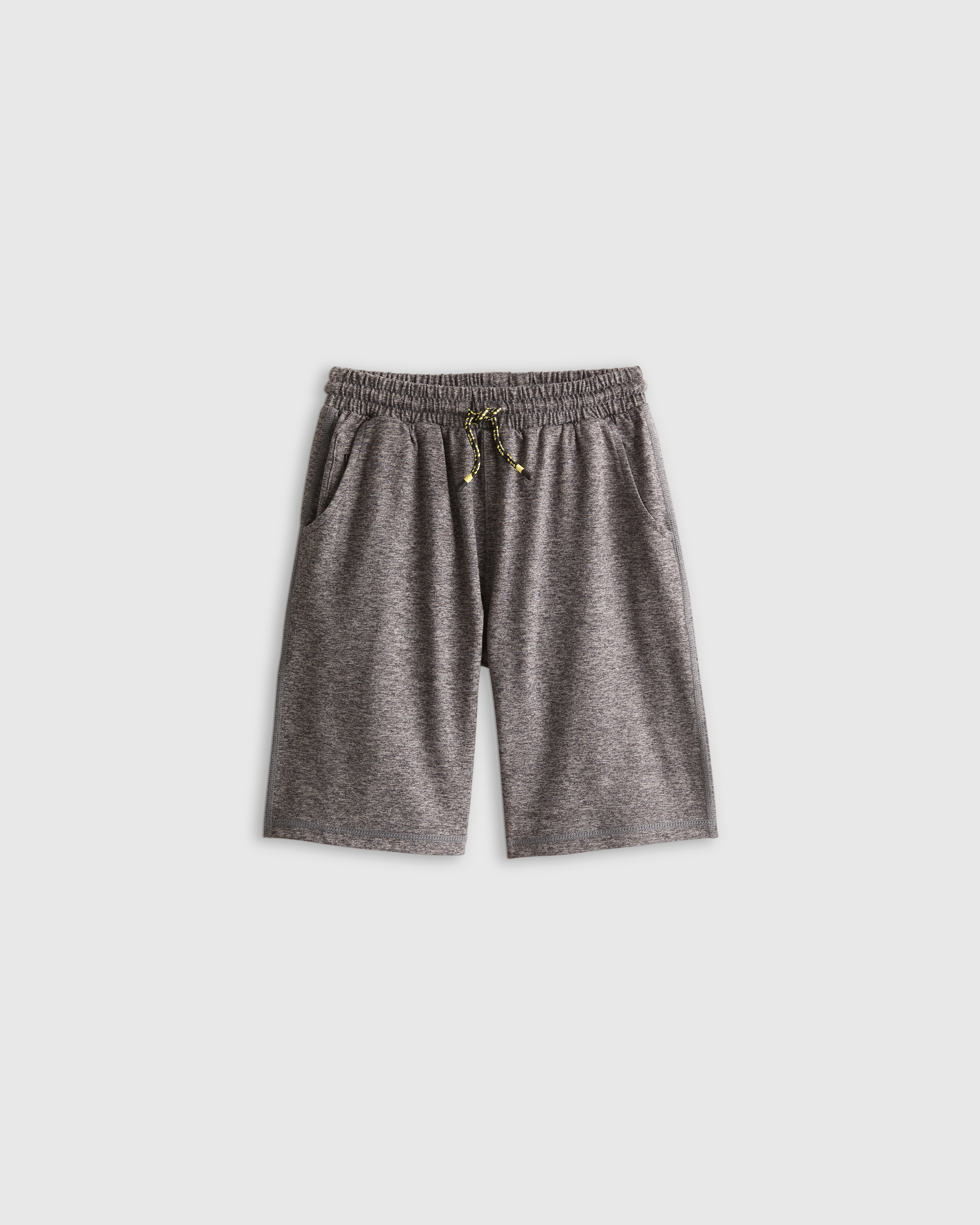 Heather Grey Flowknit Performance Short