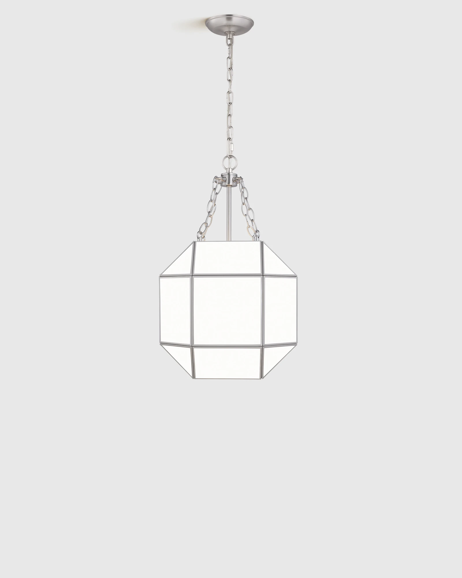 Geometric Metal Lantern Pendant Light