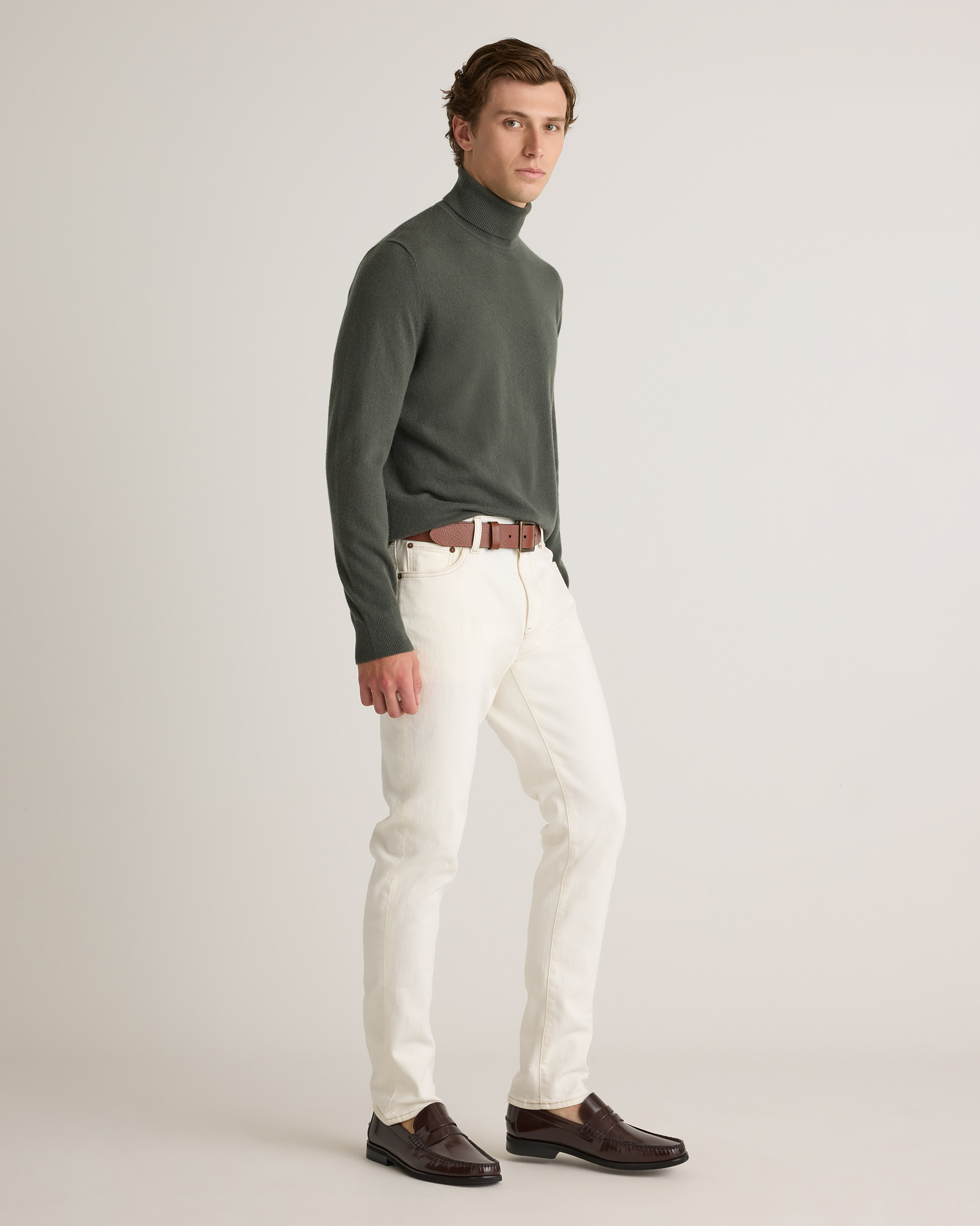 Mongolian Cashmere Turtleneck Sweater