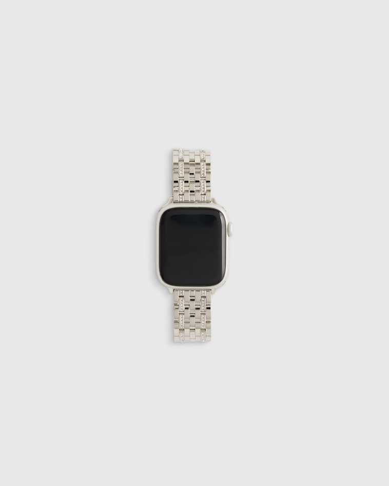 Braided Leather Apple Watch Band in Black