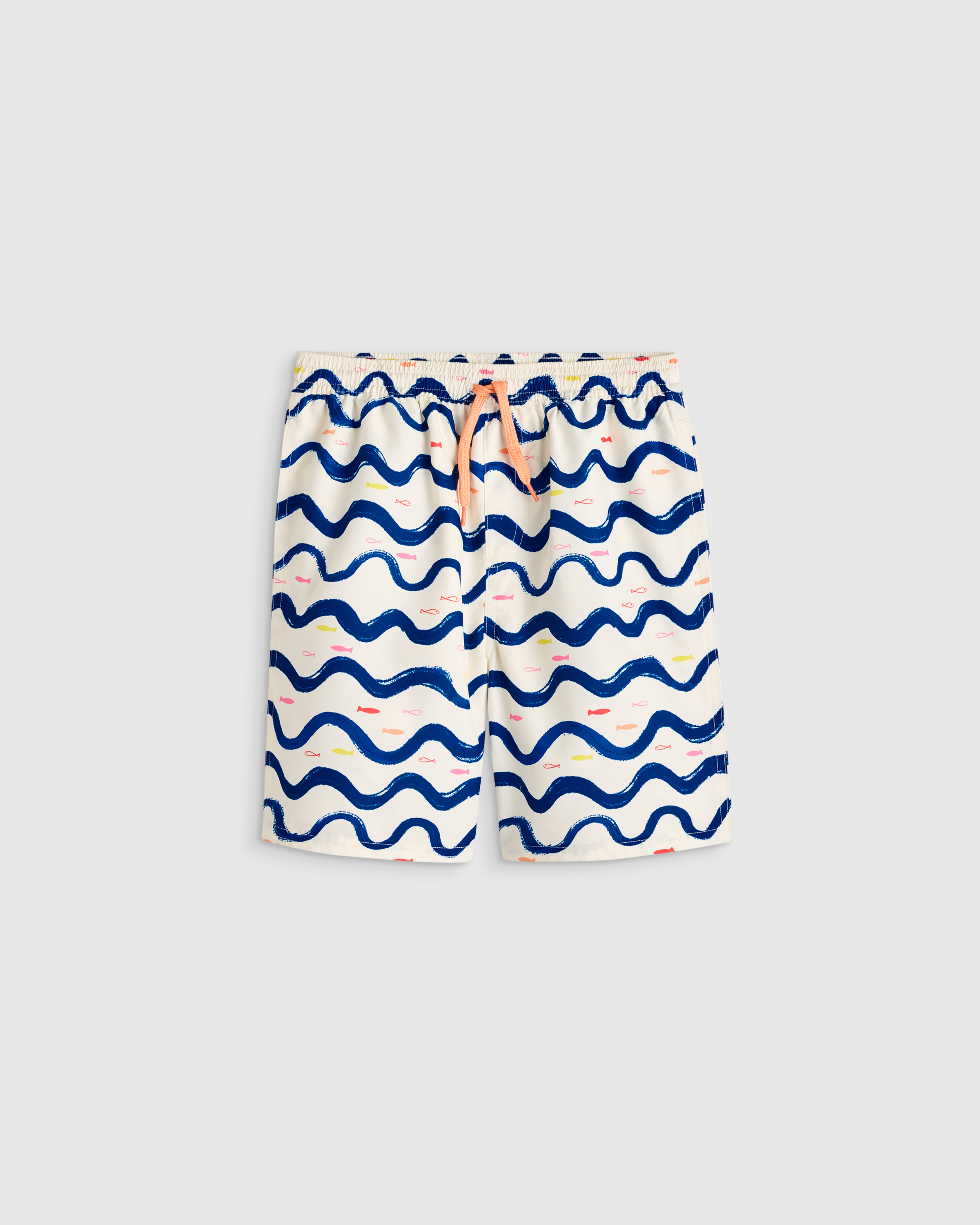 Wavy Fish Swim Trunk