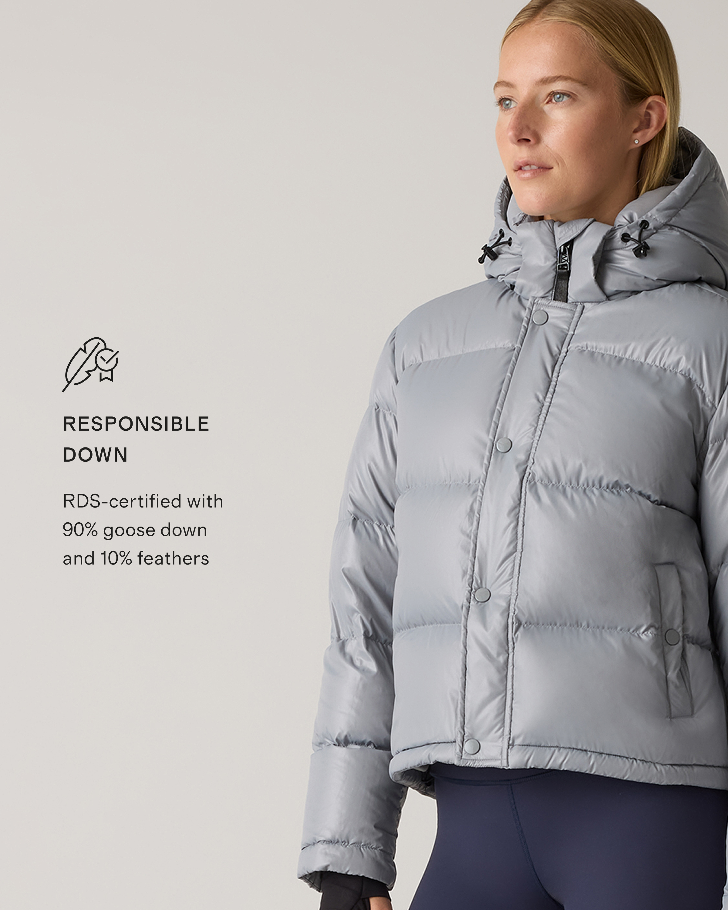 Ecqkame Vestes en Duvet pour Femmes Col à Gros Cheveux Couleur Unie Fermeture Éclair Complète Veste à Capuche Hiver Épaisse Chaude à Manches Longues Manteaux Extérieurs Blanc TTG