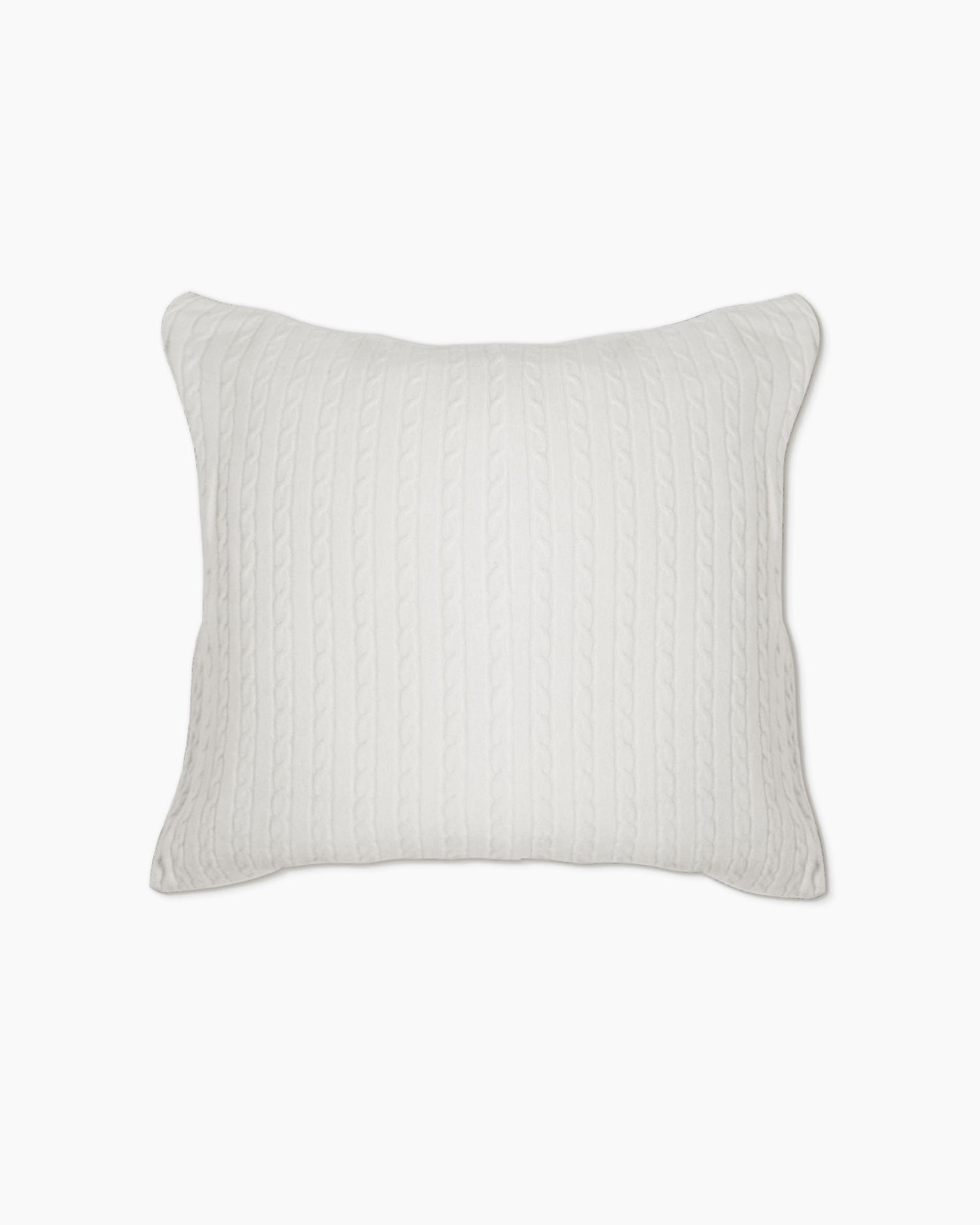 white cashmere cable