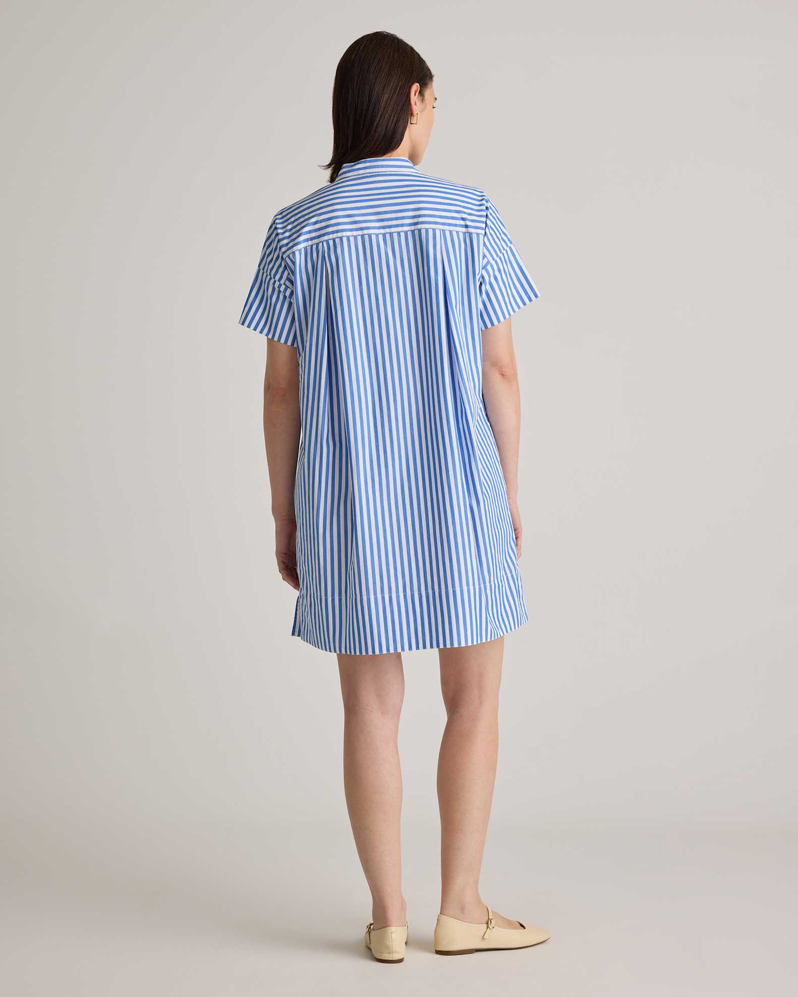 100% Organic Cotton Short Sleeve Shirt Dress 100% Organic Cotton Short Sleeve Shirt Dress