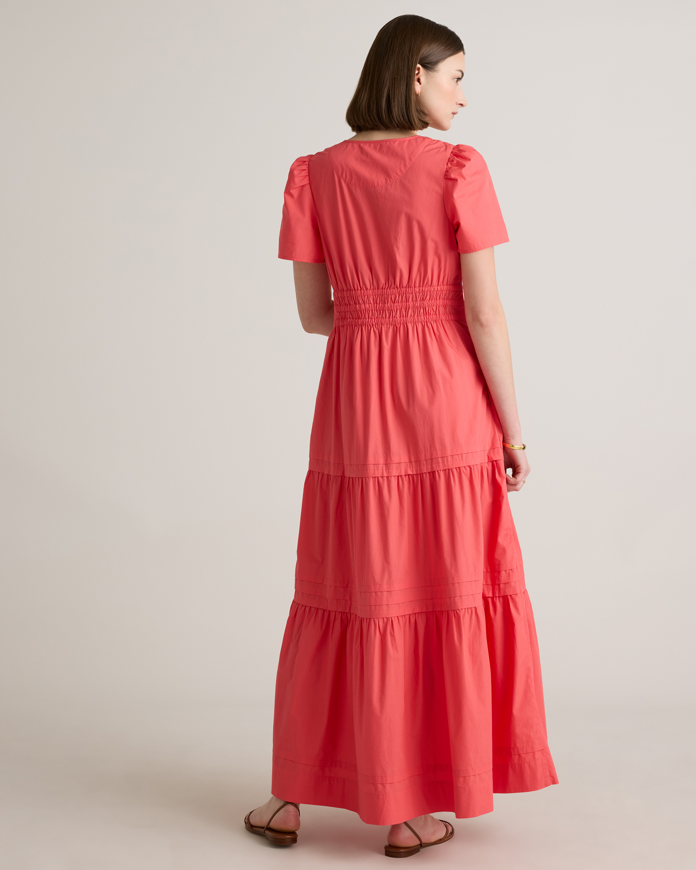 petite midi dresses Karen Kane Tiered Midi Dress