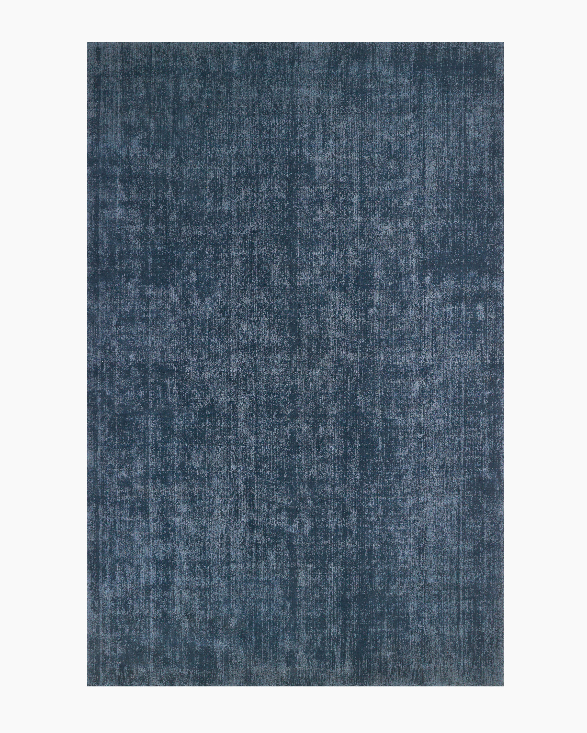 Blue Drew Hand-Loomed Jute Rug
