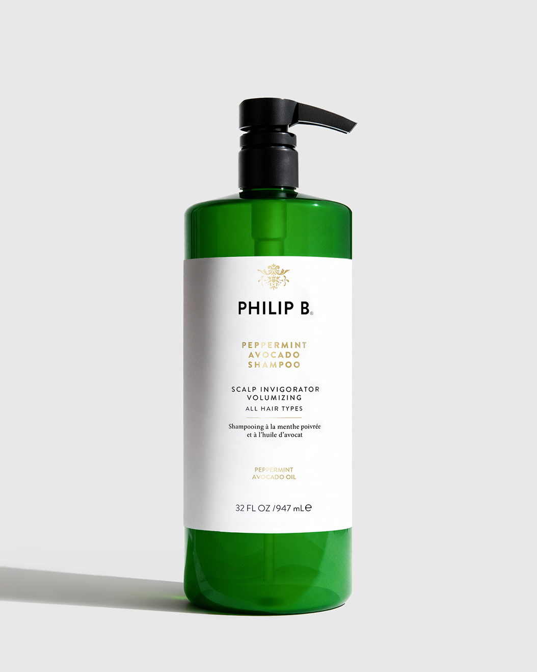 No Color Peppermint Avocado Shampoo 32 oz by Philip B. Botanicals